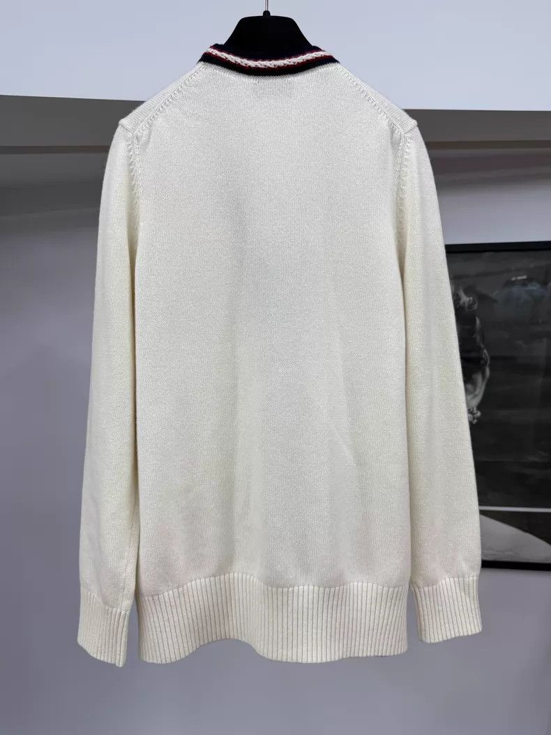Chanel Chanel 26P white cashmere knitted cardigan coat Size XXS / US 00 / IT 34 - 3 Thumbnail
