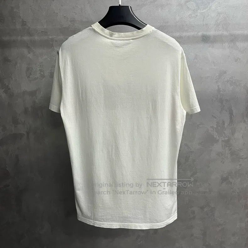 Givenchy Givenchy White Solid Pattern Printed Short Sleeve T-Shirt Size US L / EU 52-54 / 3 - 5 Thumbnail