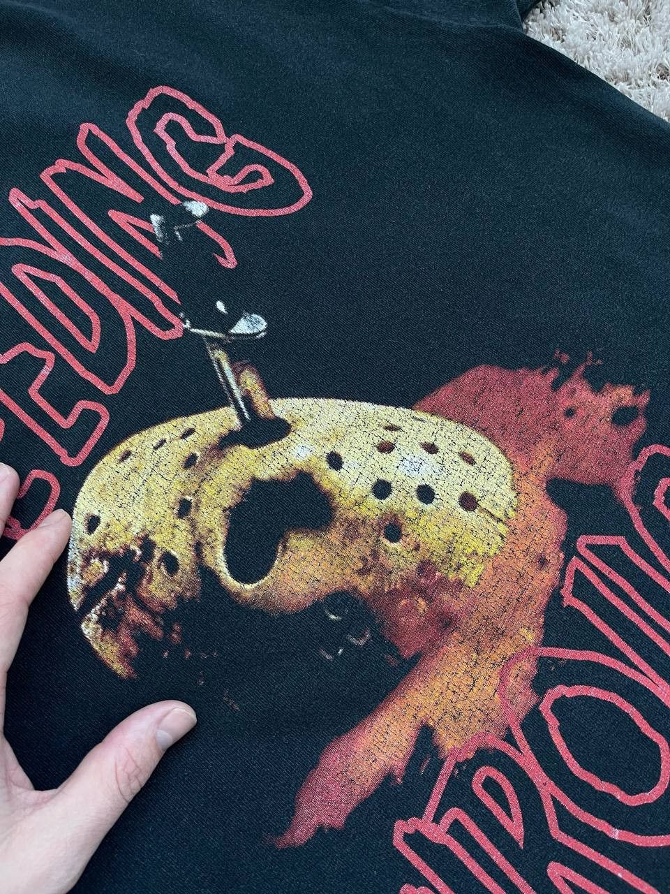 Band Tees × Vintage VINTAGE THRASHED BLEEDING THROUGH TOUR VERY RARE Size US M / EU 48-50 / 2 - 8 Thumbnail