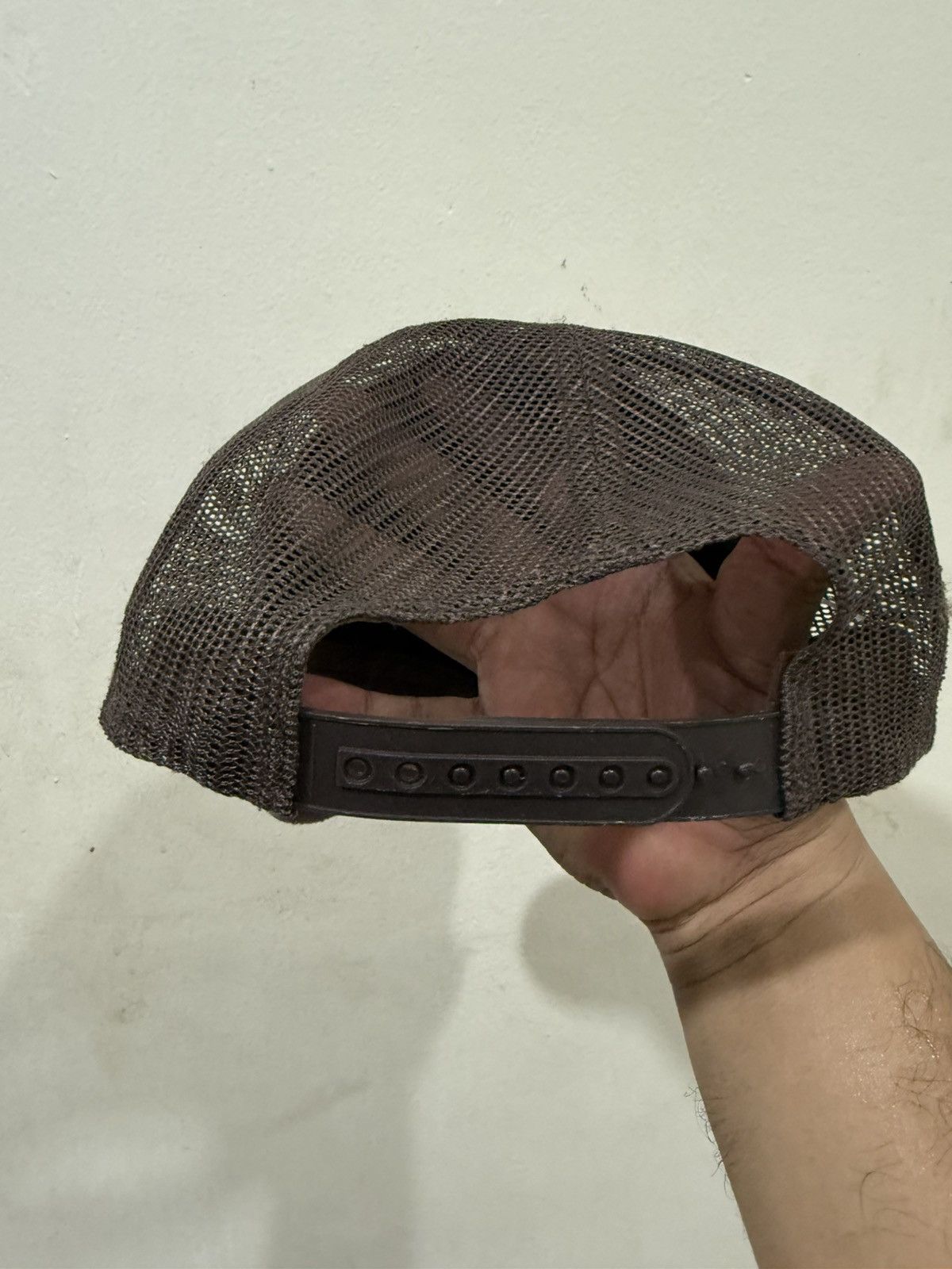 Japanese Brand VTG SAMPLE Kissmark DistressTrucked Hat Size ONE SIZE - 4 Thumbnail