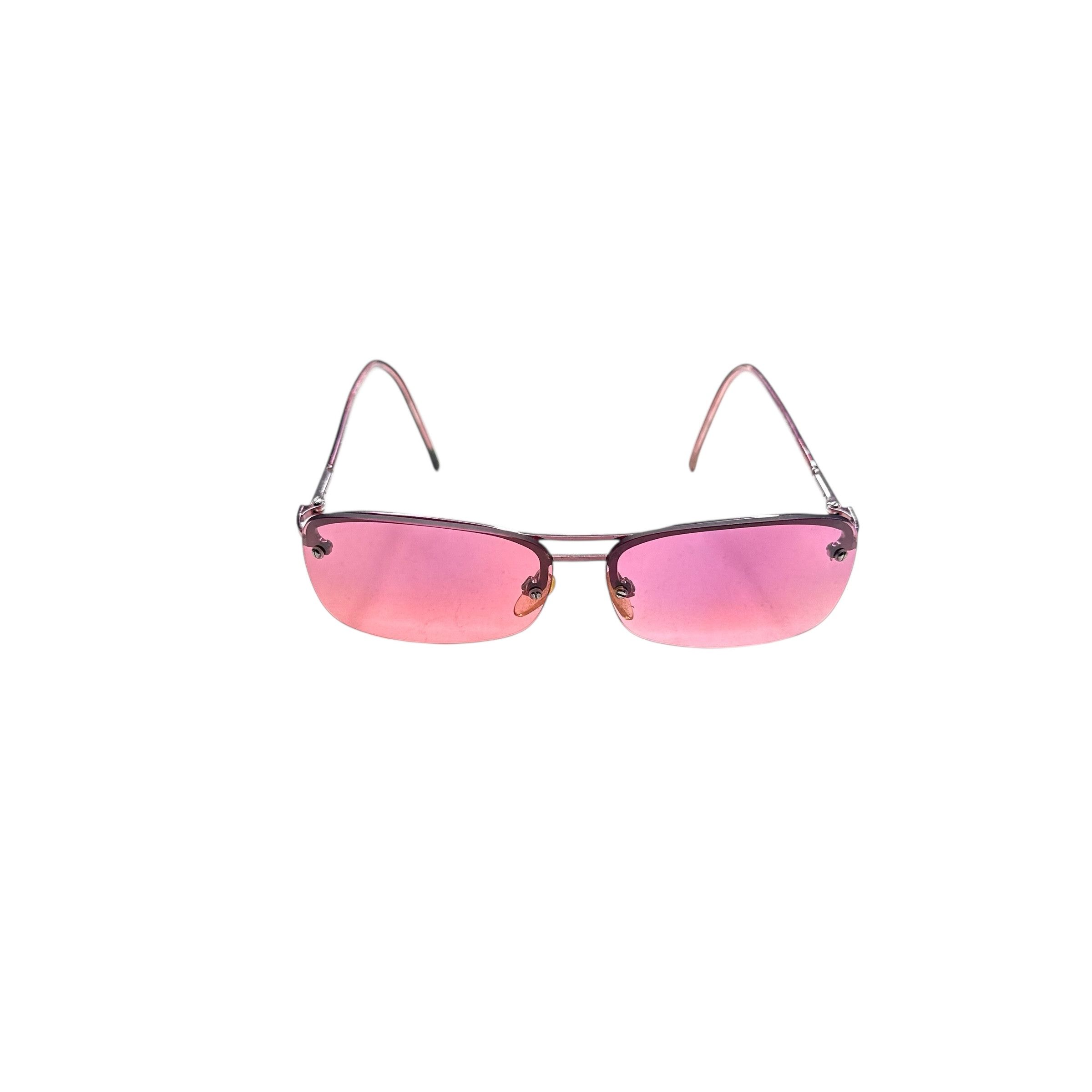 Valentino Valentino Pink Assymetric Sunglasses Size ONE SIZE - 6 Thumbnail