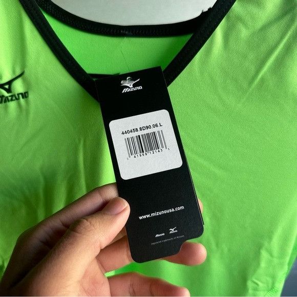 Mizuno NWT MIZUNO WOMEN’S YELLOW LONG SLEEVE JERSEY SZ LARGE L Size L / US 10 / IT 46 - 5 Thumbnail