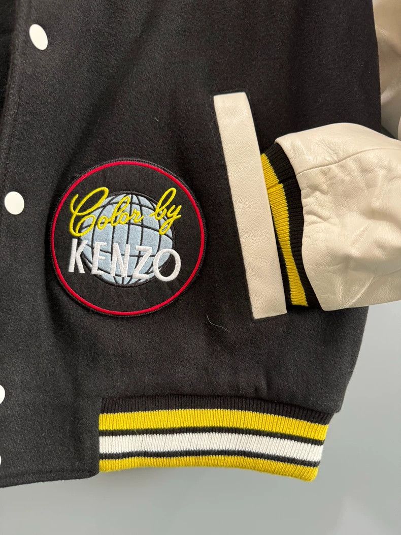 Kenzo KENZO Men's jacket, wide cut, black and white color block Size US S / EU 44-46 / 1 - 6 Thumbnail