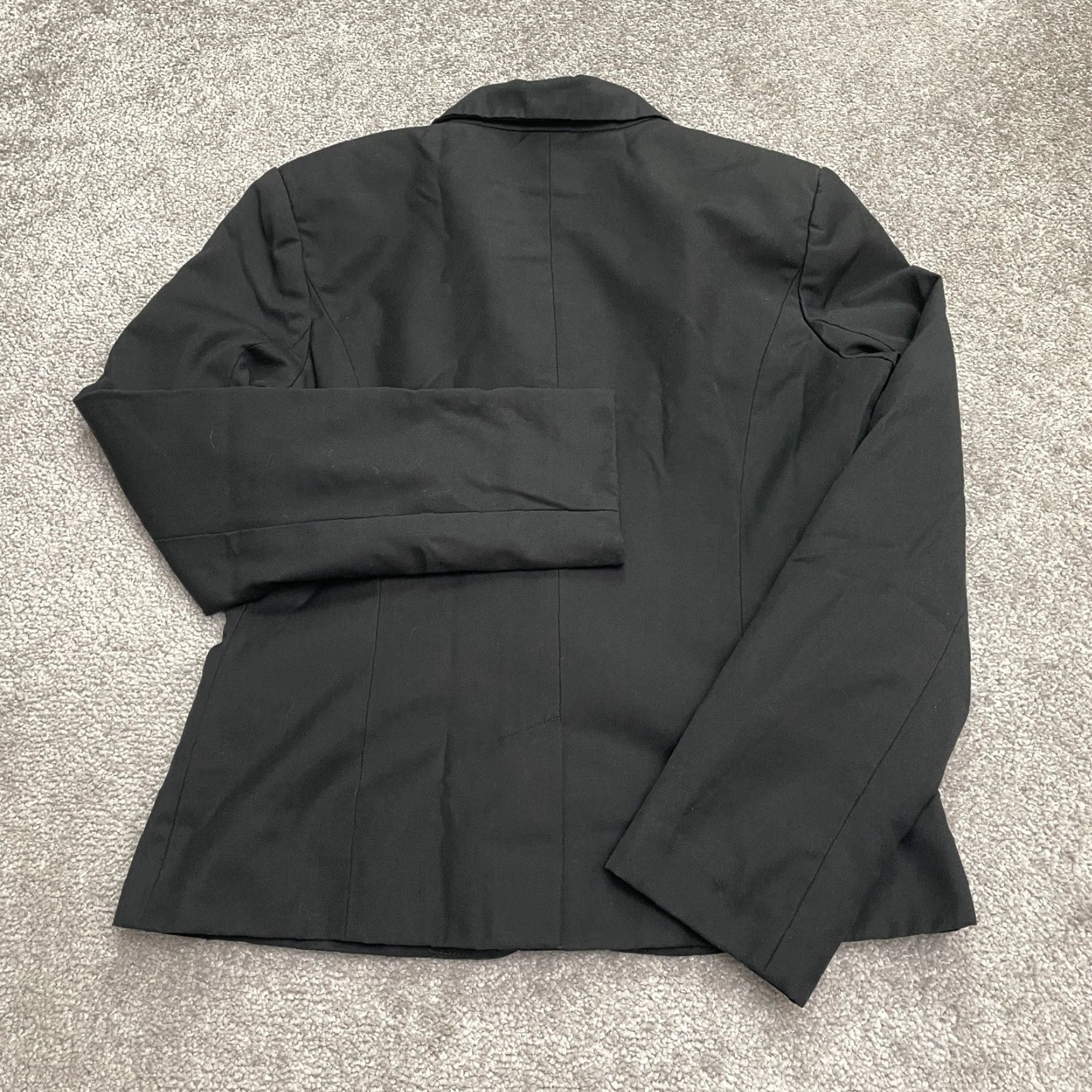 Merona Merona Blazer Jacket Womens Small Black Single Breasted Lined Padded Work Shirt Shirt? Size S / US 4 / IT 40 - 2 Thumbnail