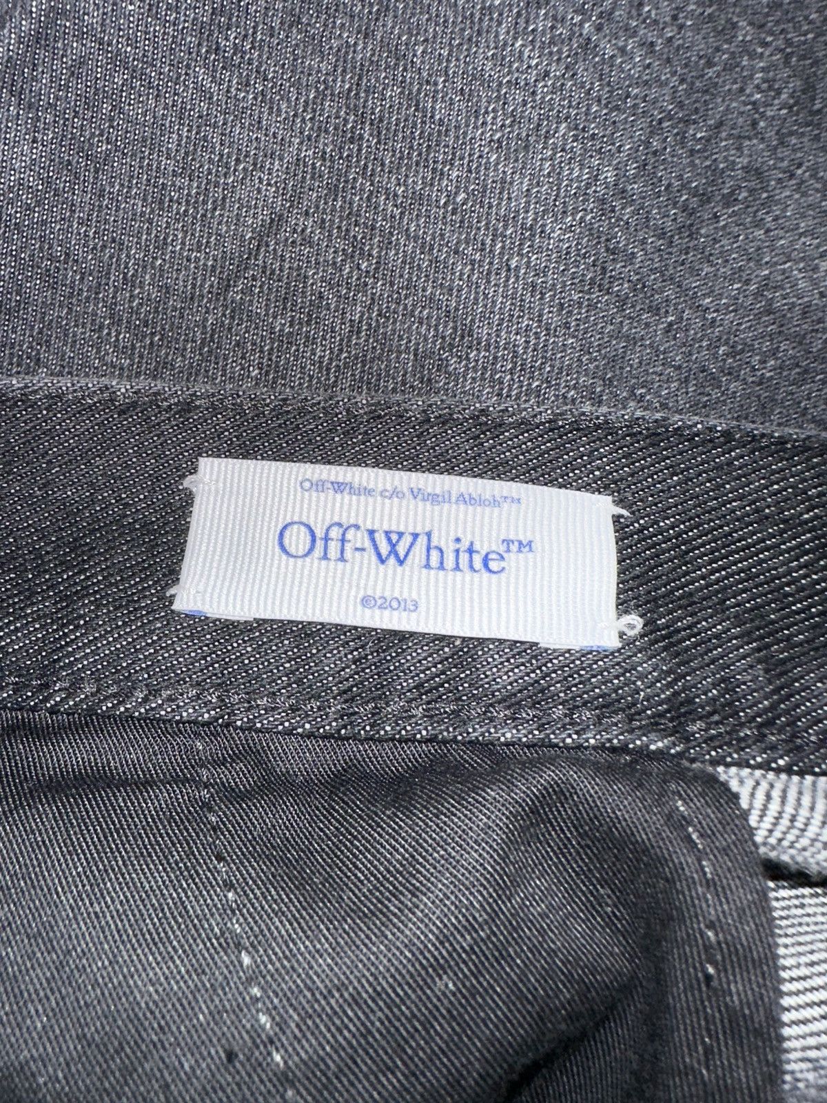 Off-White Off-White Arrows Tab Relax Round Jeans in Vintage Grey Size US 32 / EU 48 - 13 Thumbnail