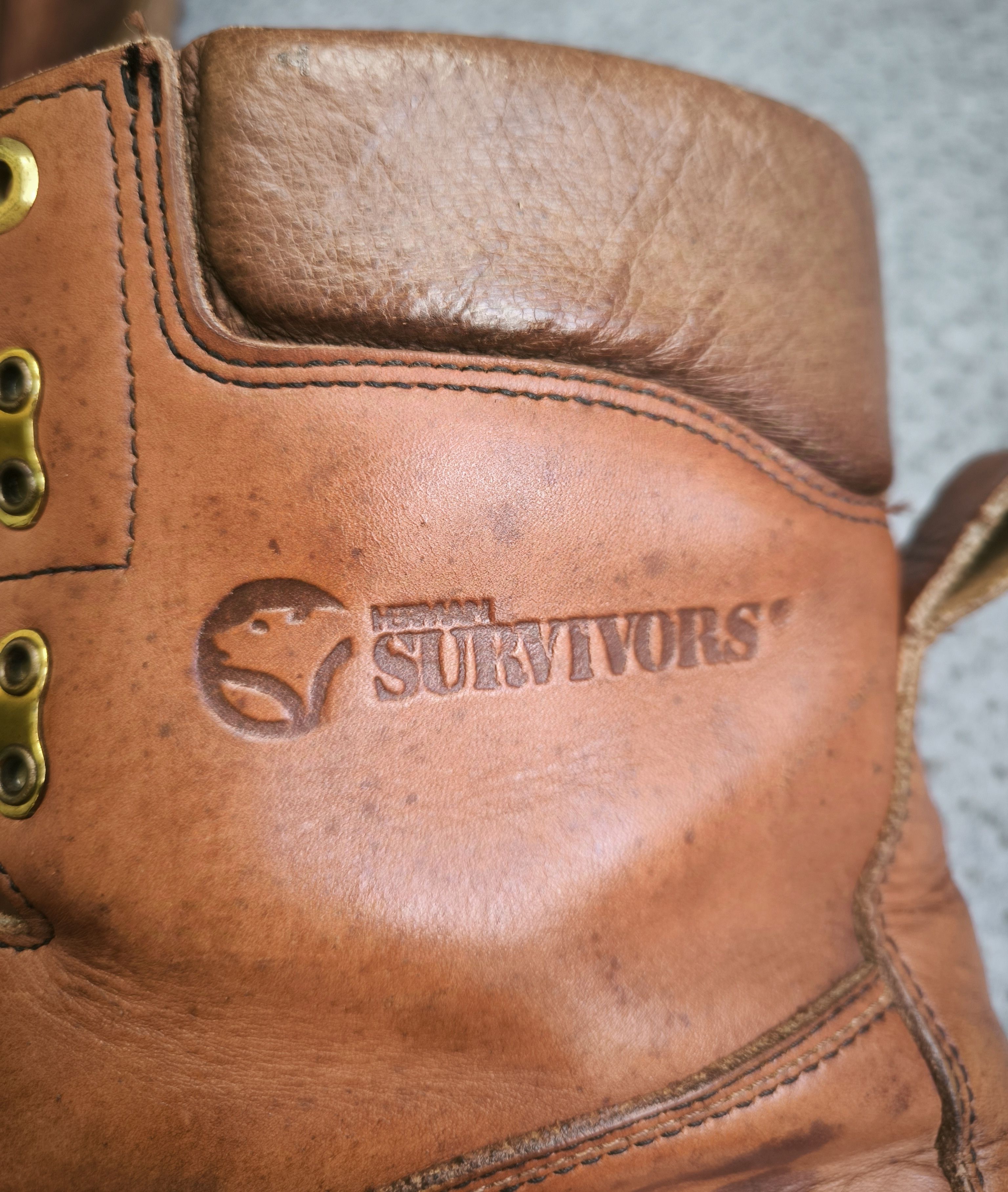 Vintage Vintage HERMAN SURVIVORS 8" workers boot VIBRAM sole Size US 10.5 / EU 43-44 - 8 Thumbnail
