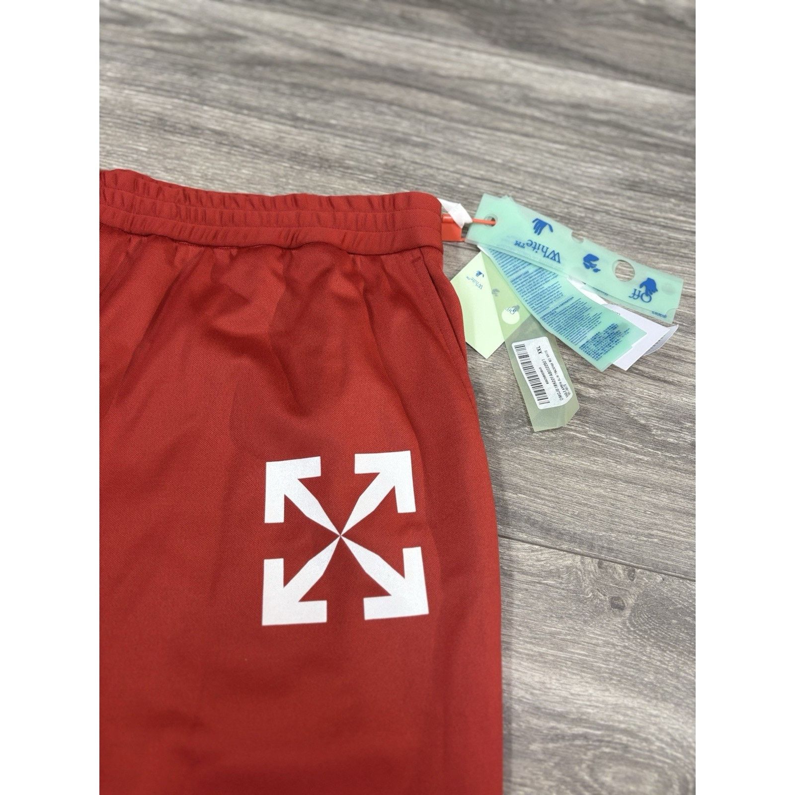 Off-White Off-White Single Arrow Slim Trackpant ' Red ' | NEW! Size US 41 - 8 Thumbnail