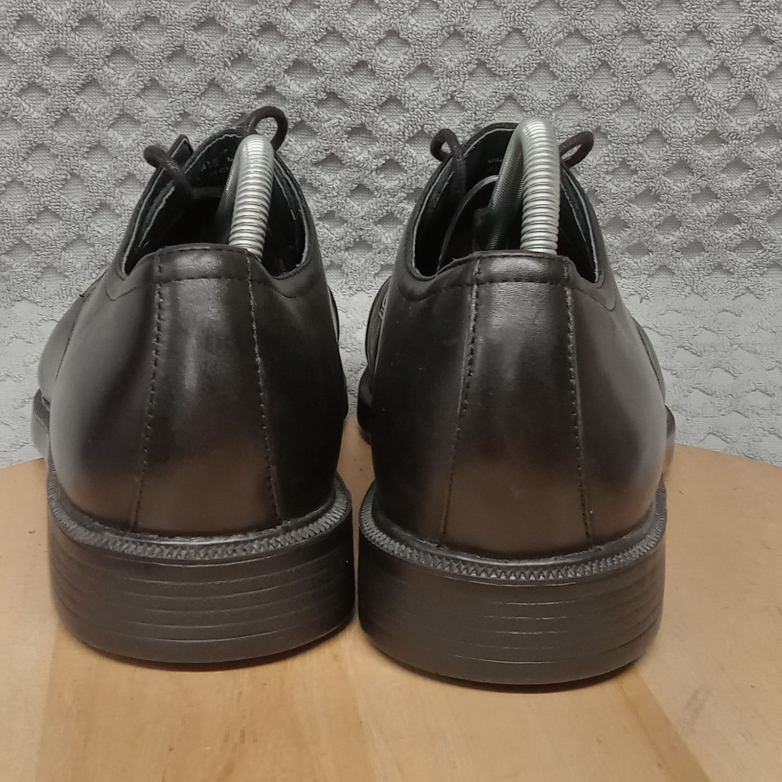 & Other Stories Propet Dress Shoes Shoes Men's 12 Leather Cap Toe Black Size US 12 / EU 45 - 3 Thumbnail