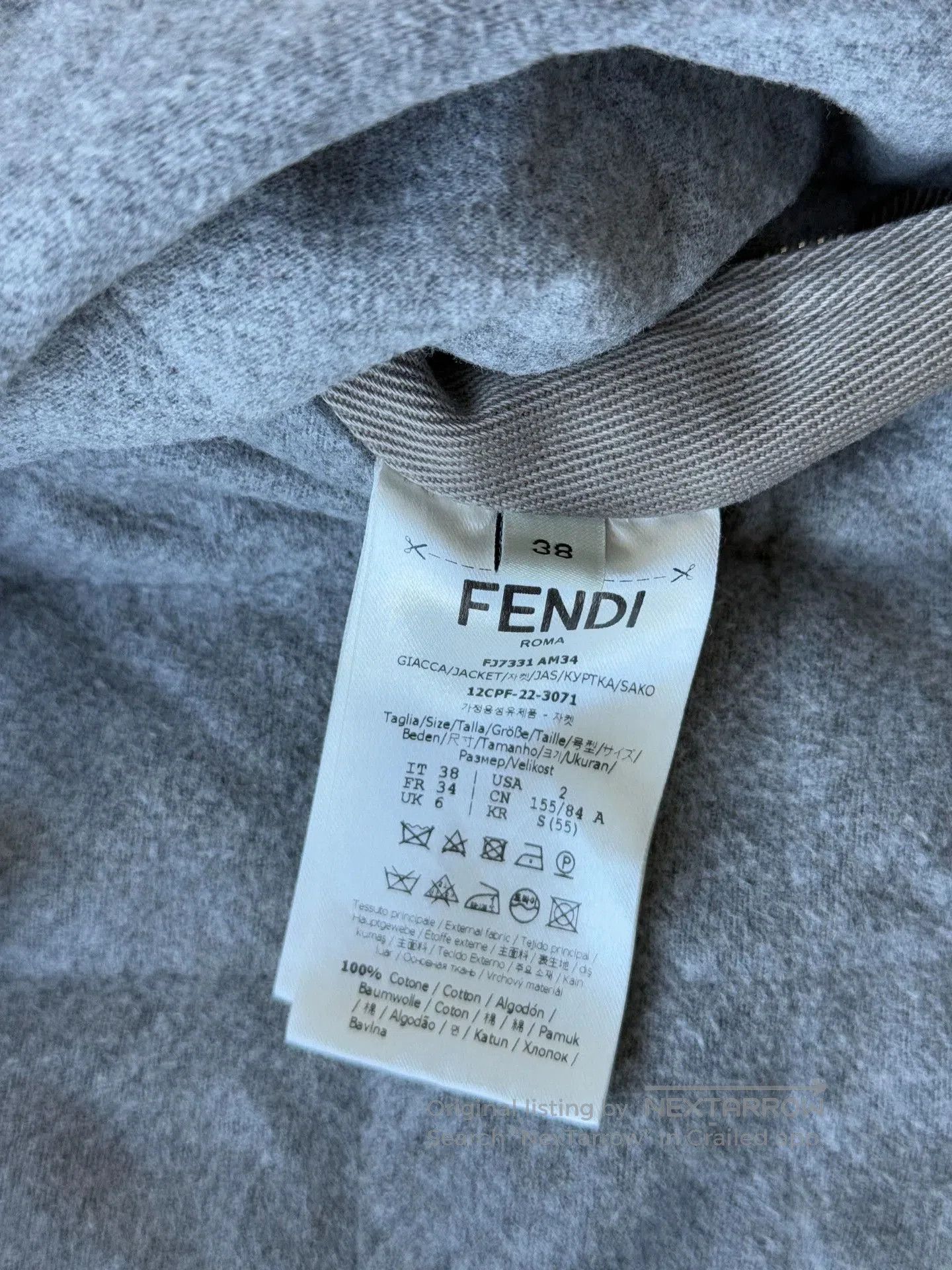 Fendi Fendi 23 Spring Patchwork Pocket Parka. Size US S / EU 44-46 / 1 - 5 Thumbnail