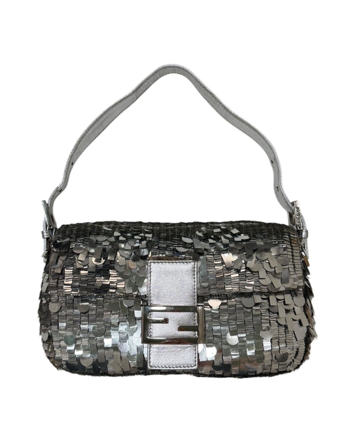 Fendi FENDI Vintage Metallic Sequin Baguette Bag Size ONE SIZE - 1 Thumbnail