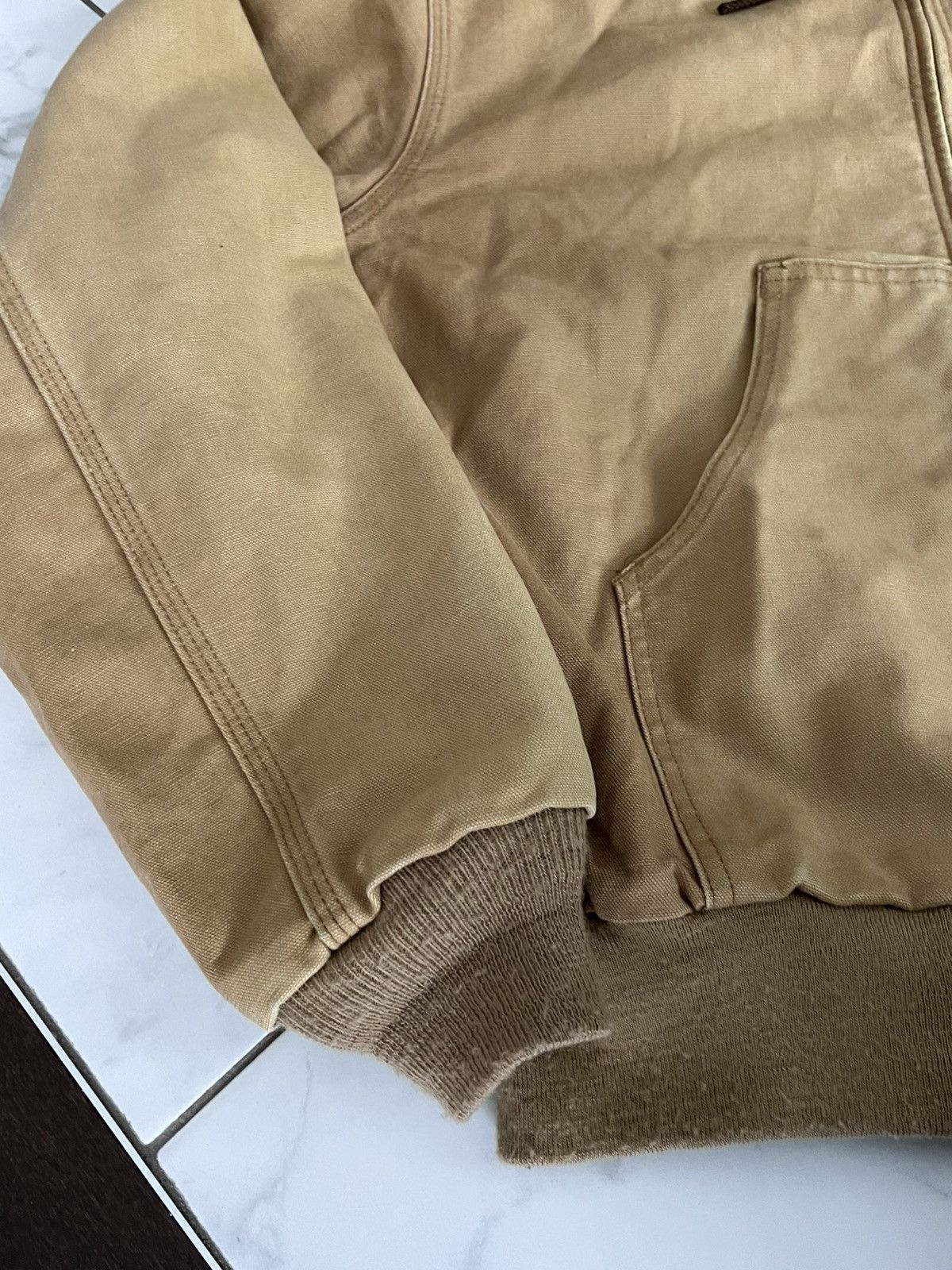 Carhartt Vintage Carhartt Tan Active Thermal Lined Waffle 90’s Jacket Size US L / EU 52-54 / 3 - 7 Thumbnail