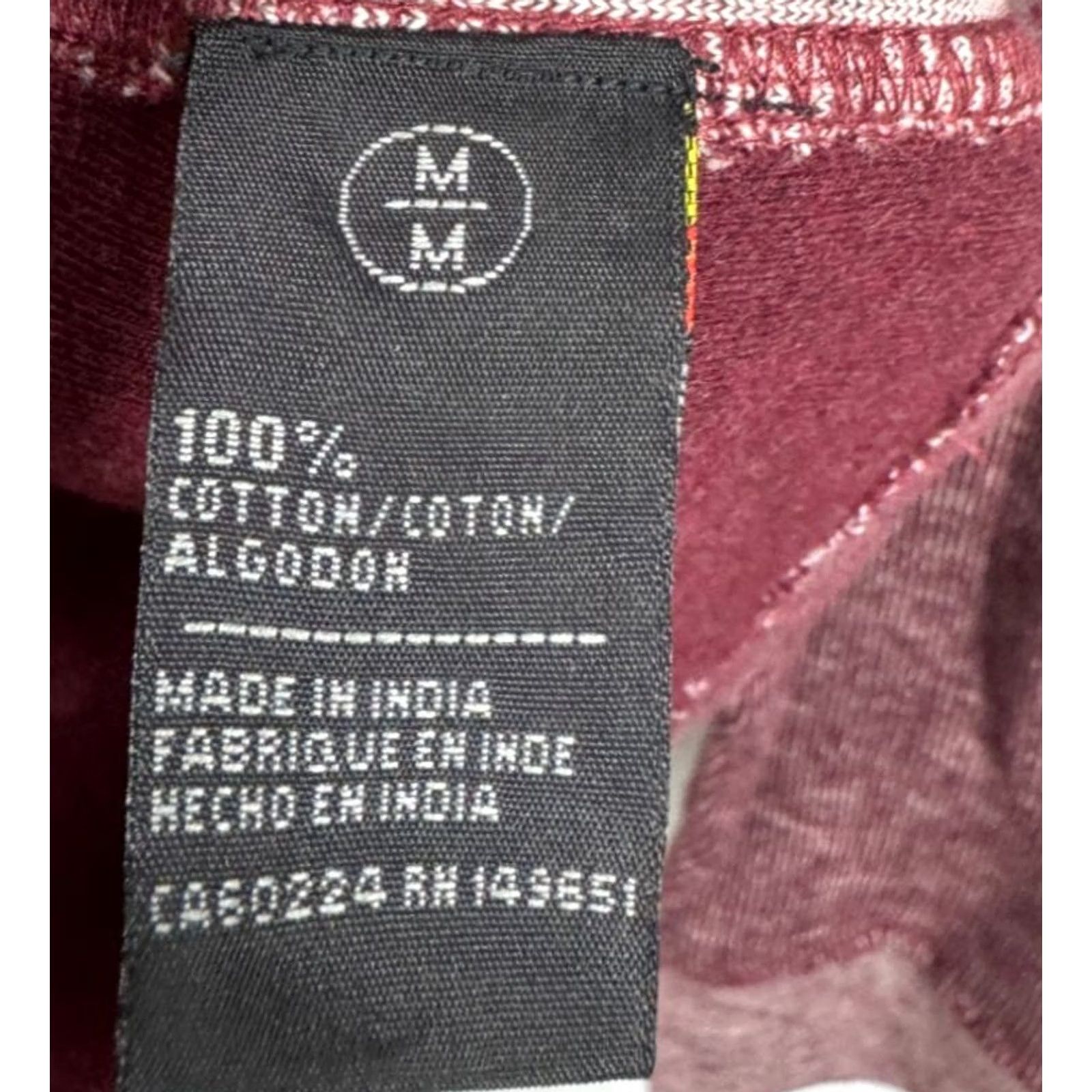 Buffalo David Bitton Buffalo David Bitton Mens M Henley Shirt Heathered Purple Plum Cotton Long Sleeve Pullover Logo Coin tag front Size US M / EU 48-50 / 2 - 6 Thumbnail
