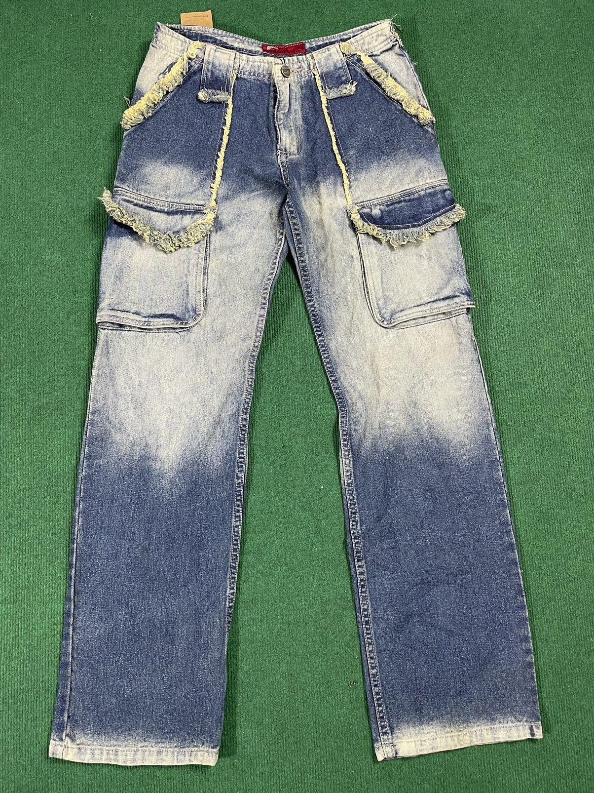 If Six Was Nine Distressed Look Japanese Jeans Multipocket Size US 30 / EU 46 - 1 Thumbnail