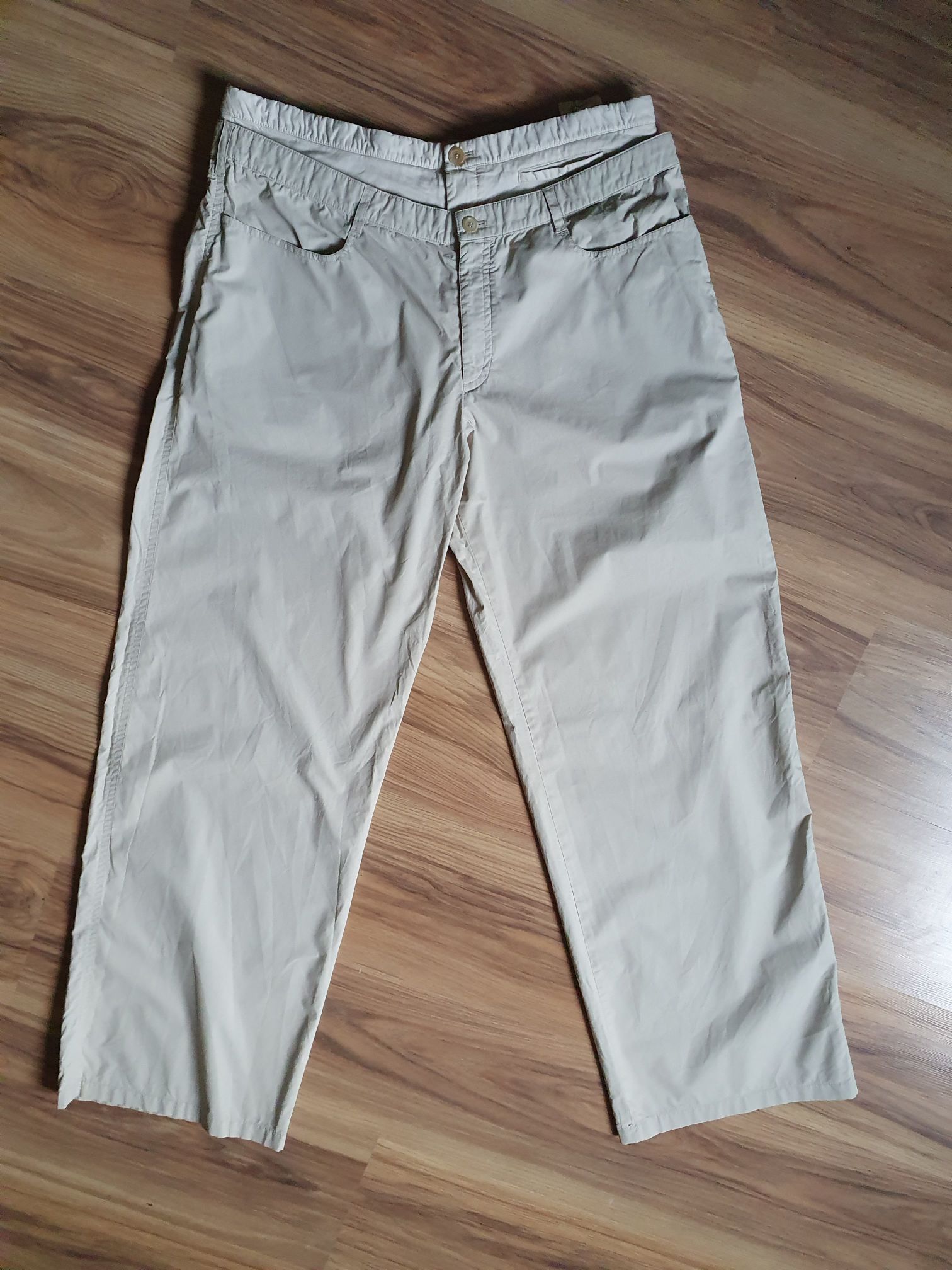 Neil Barrett Ultra Wide Beige Pants Size US 36 / EU 52 - 1 Thumbnail