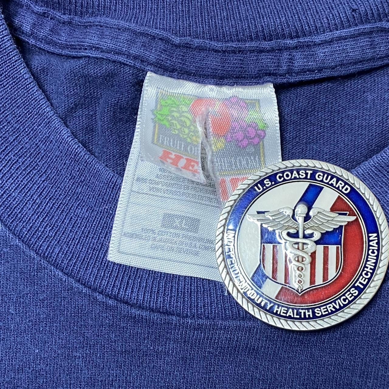 Fruit Of The Loom Vintage Waikiki Beach, Hawaii Navy Blue Surf Tee Size XL Size US XL / EU 56 / 4 - 4 Thumbnail
