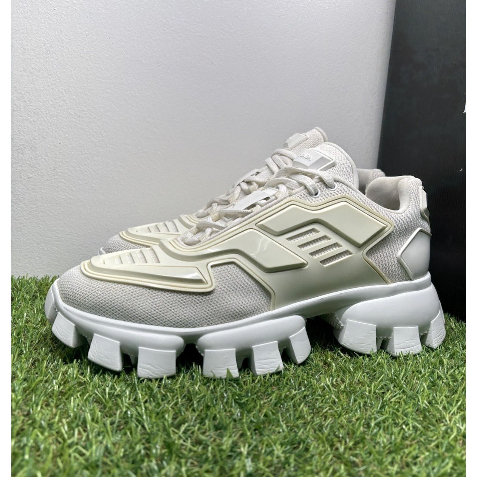 Prada Prada Cloudbust Thunder Sneakers in Black and White