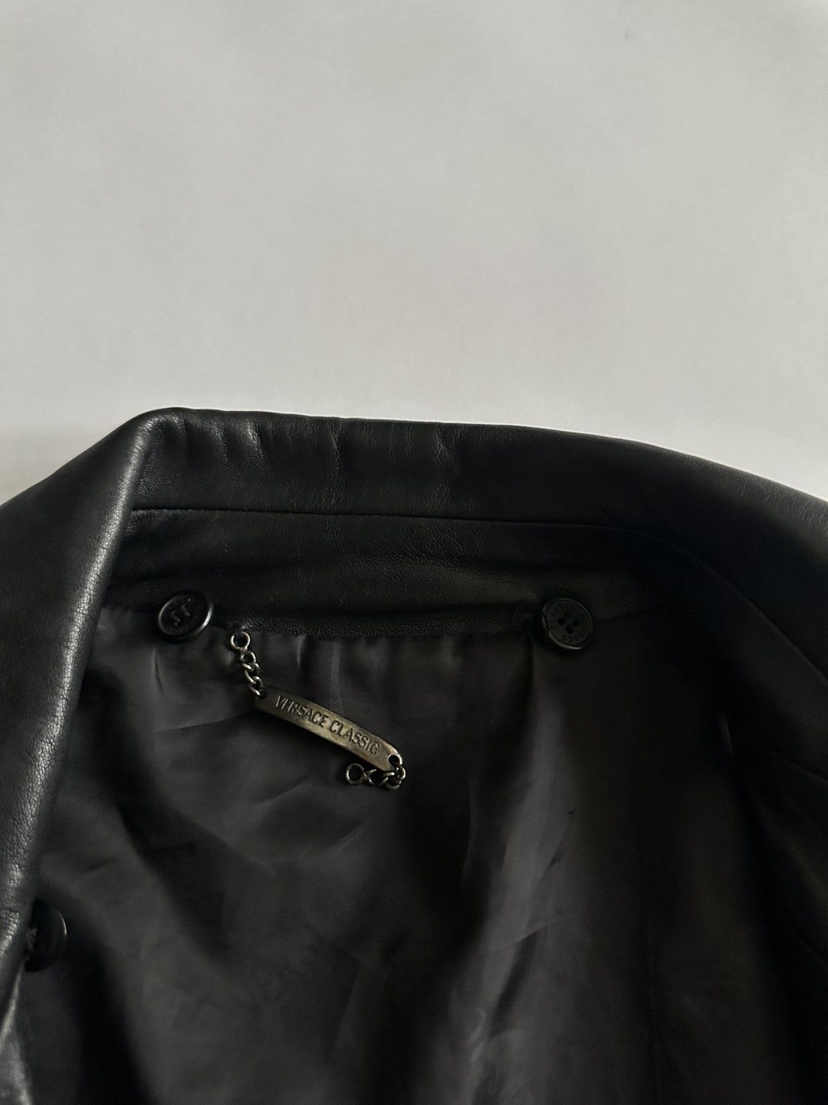 Versace Versace 2000’s Leather Jacket Size US L / EU 52-54 / 3 - 9 Thumbnail