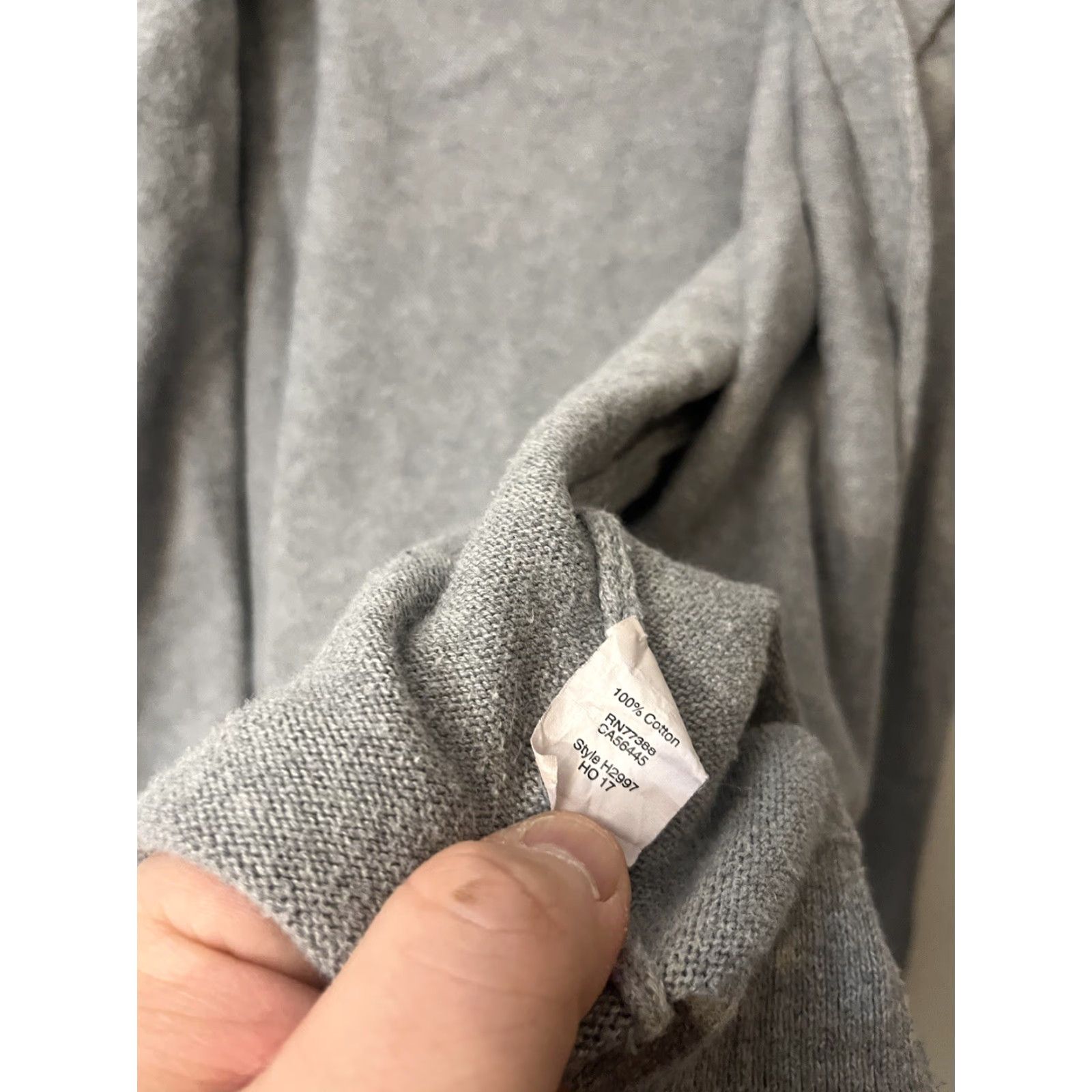 J.Crew J.Crew Cardigan Sweater Womens Small Gray Bell Sleeve Open Front Knit Size S / US 4 / IT 40 - 3 Thumbnail
