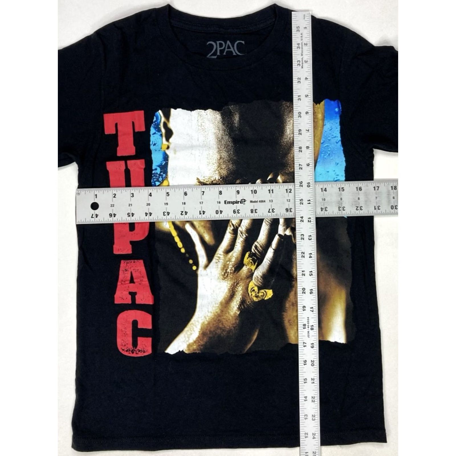Vintage VINTAGE 2pac Tupac Shakur Graphic T-shirt Women Small Black Short Sleeve Music Size S / US 4 / IT 40 - 5 Thumbnail