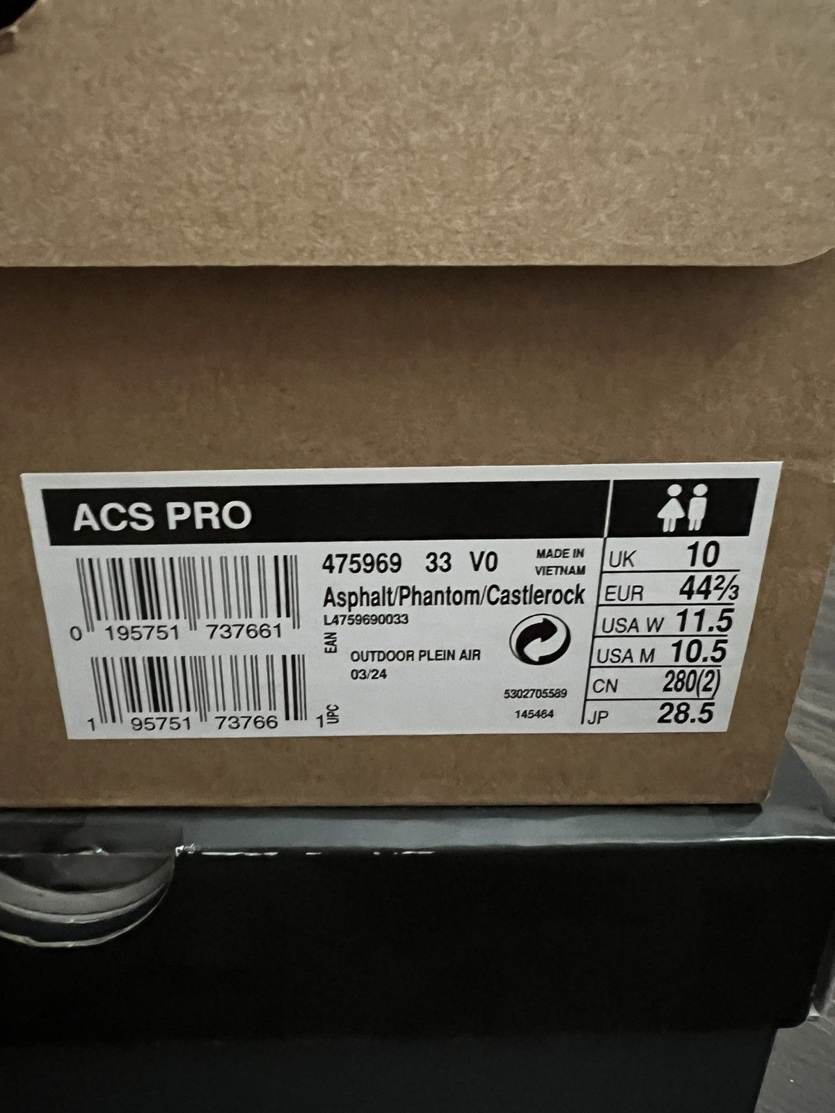 Salomon Salomon ACS Pro Asphalt Phantom 10.5US Size US 10.5 / EU 43-44 - 13 Thumbnail