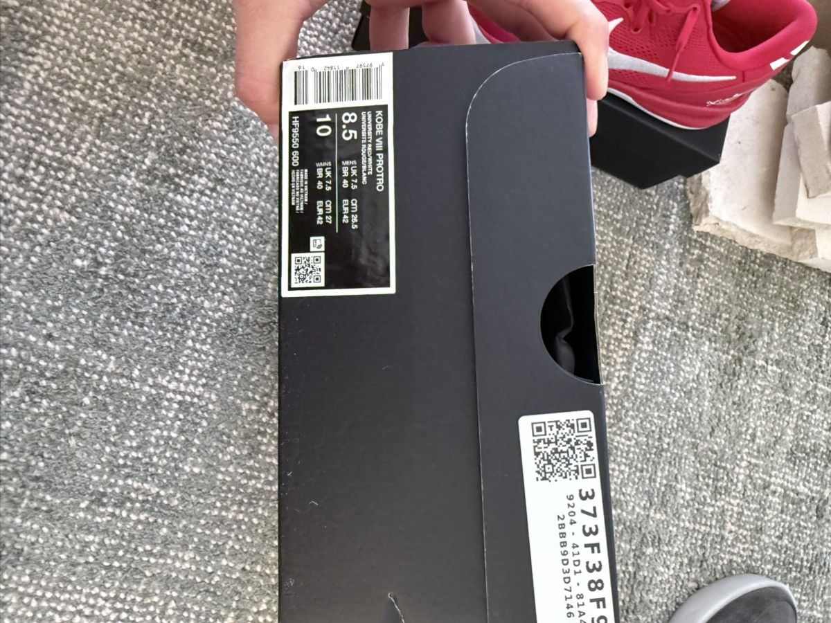 Nike Nike Kobe 8 Protro University Red Size US 8.5 / EU 41-42 - 3 Thumbnail