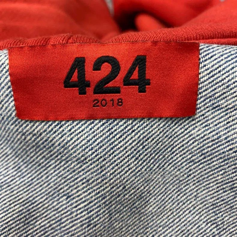 424 424 Hooded Denim Jacket Size US L / EU 52-54 / 3 - 5 Thumbnail