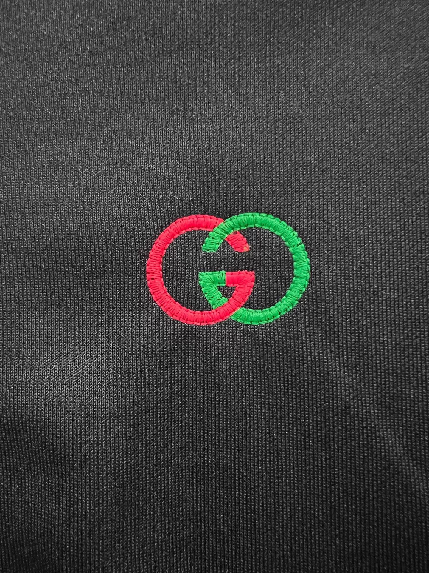 Gucci Gucci Black Red Green Logo Zip-Up Jacket XXS Size XXS / US 00 / IT 34 - 3 Thumbnail