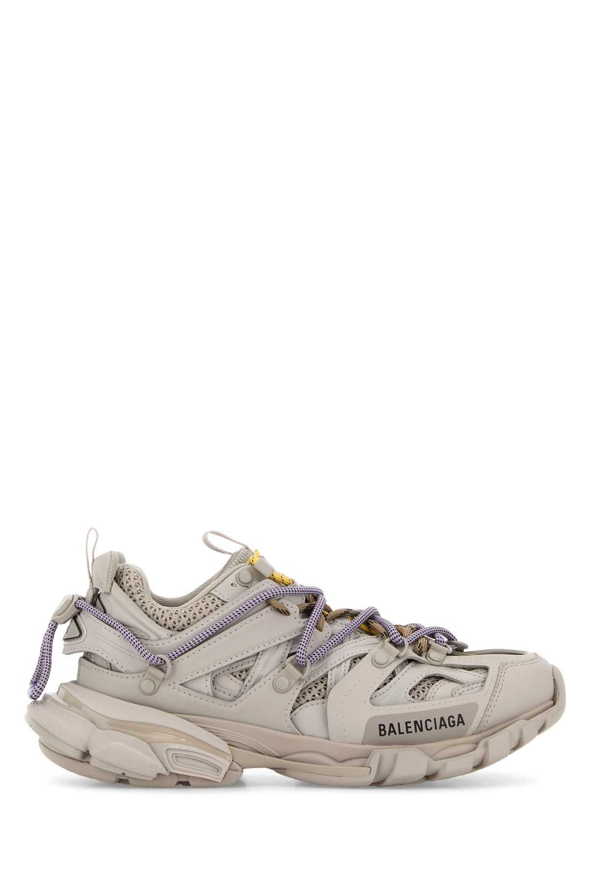 Balenciaga Grey Mesh And Rubber Track Trail Laces Sneakers Size US 8 / IT 38 - 1 Thumbnail