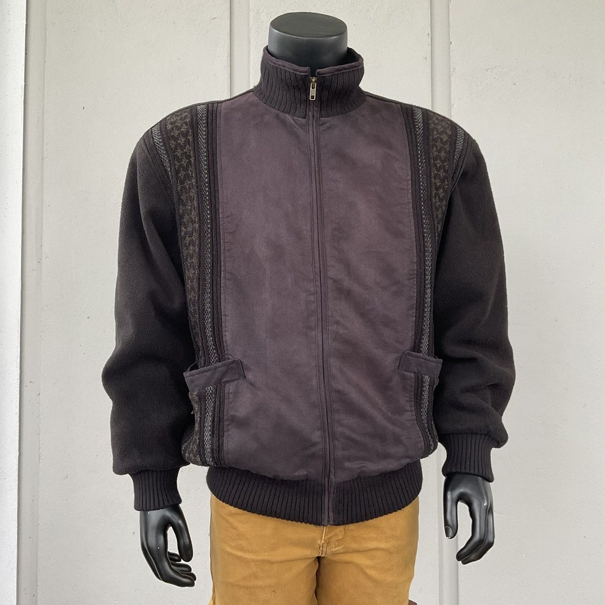 Vintage Vintage Rovello full zipper jacket Size US L / EU 52-54 / 3 - 1 Thumbnail