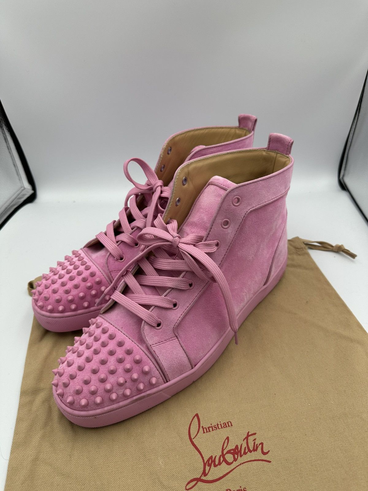 Christian Louboutin Christian Louboutin High Top Sneakers Size US 13 / EU 46 - 7 Thumbnail
