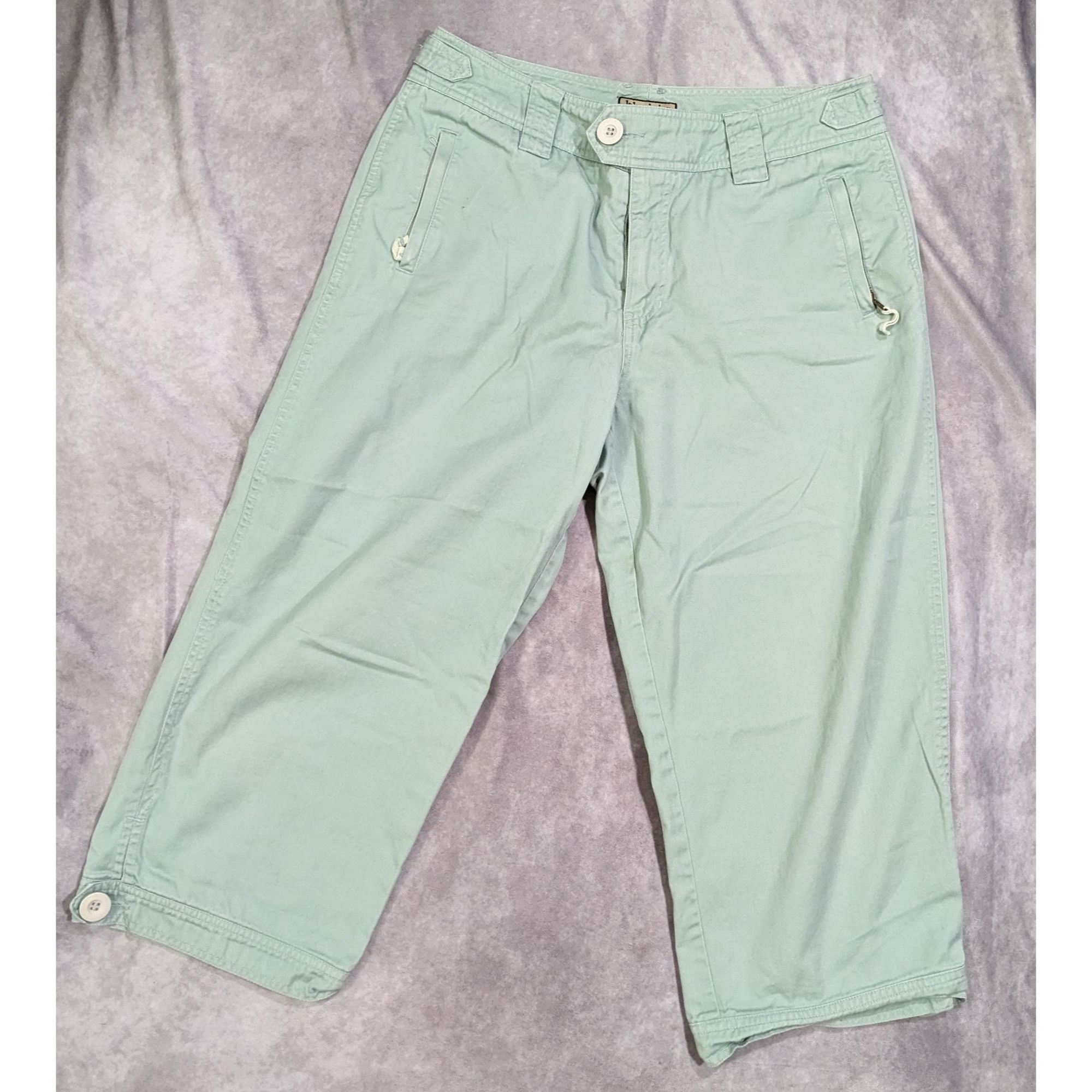 Other Preppy Mint Green Capris by Khakis International Design Size 32" / US 10 / IT 46 - 7 Thumbnail