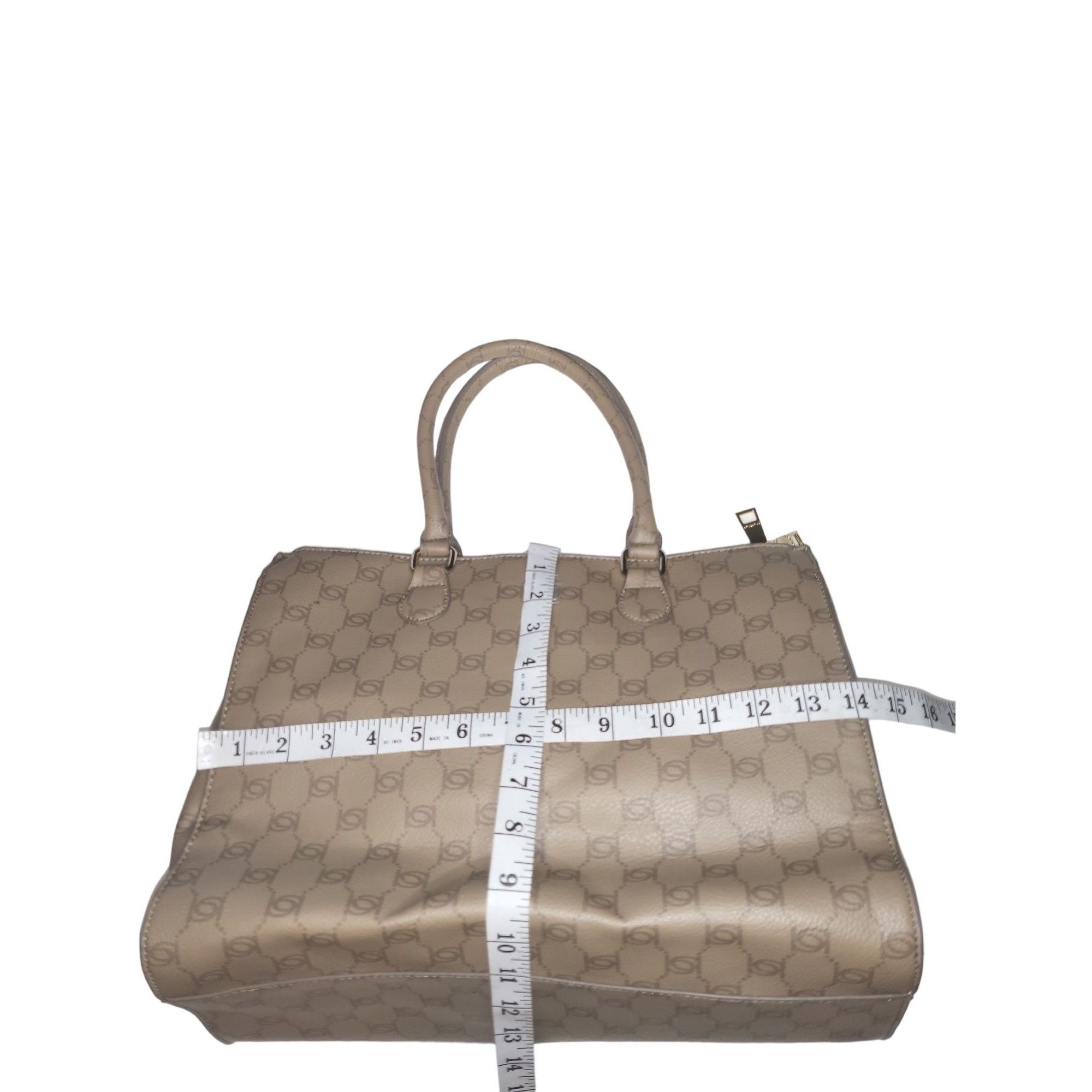 Bebe Bebe Los Angeles Handbag Geometric Logo Print Faux Leather D Size ONE SIZE - 4 Thumbnail
