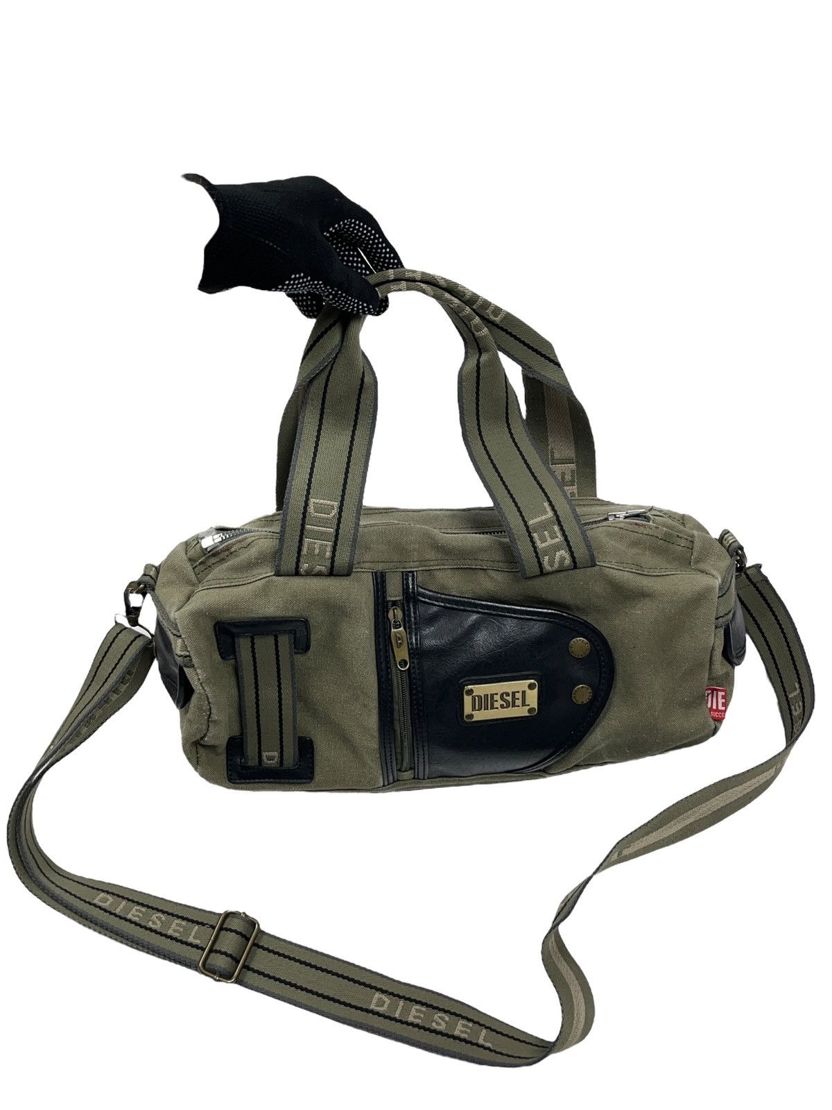 Diesel Vintage Diesel Canvas Khaki Crossbody Bag Utility Size ONE SIZE - 3 Thumbnail