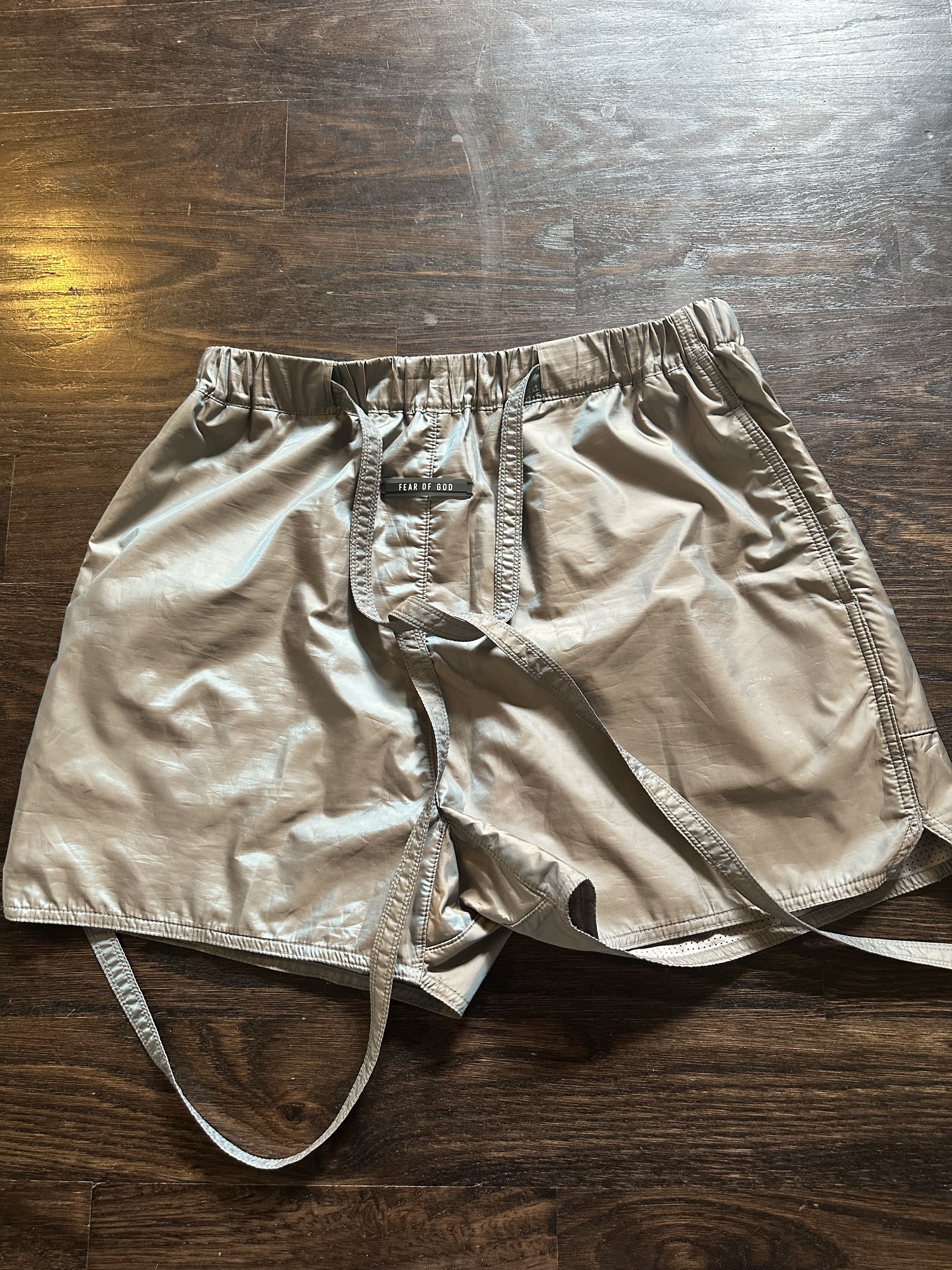 Image of Fear Of God Iridescent Military Shorts, Men's (Size 36)