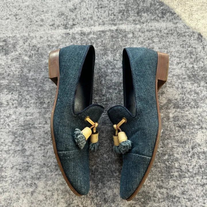 Louis Vuitton Louis Vuitton Stylish Denim Loafers for Women -2508 Size US 7 / IT 37 - 7 Thumbnail