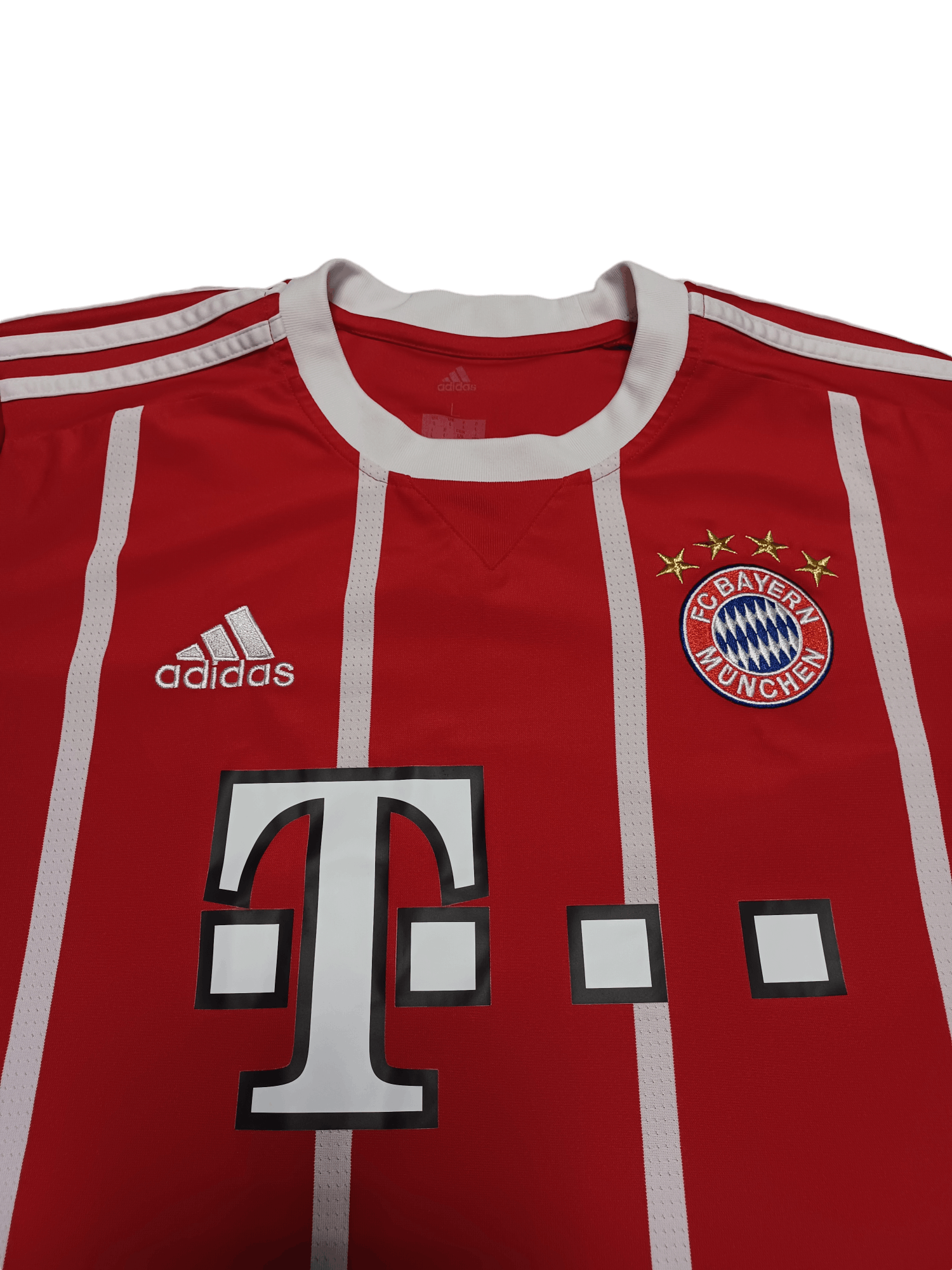 Adidas 2017-2018 BAYERN MUNICH ADIDAS HOME KIT JERSEY SOCCER Size US L / EU 52-54 / 3 - 2 Thumbnail