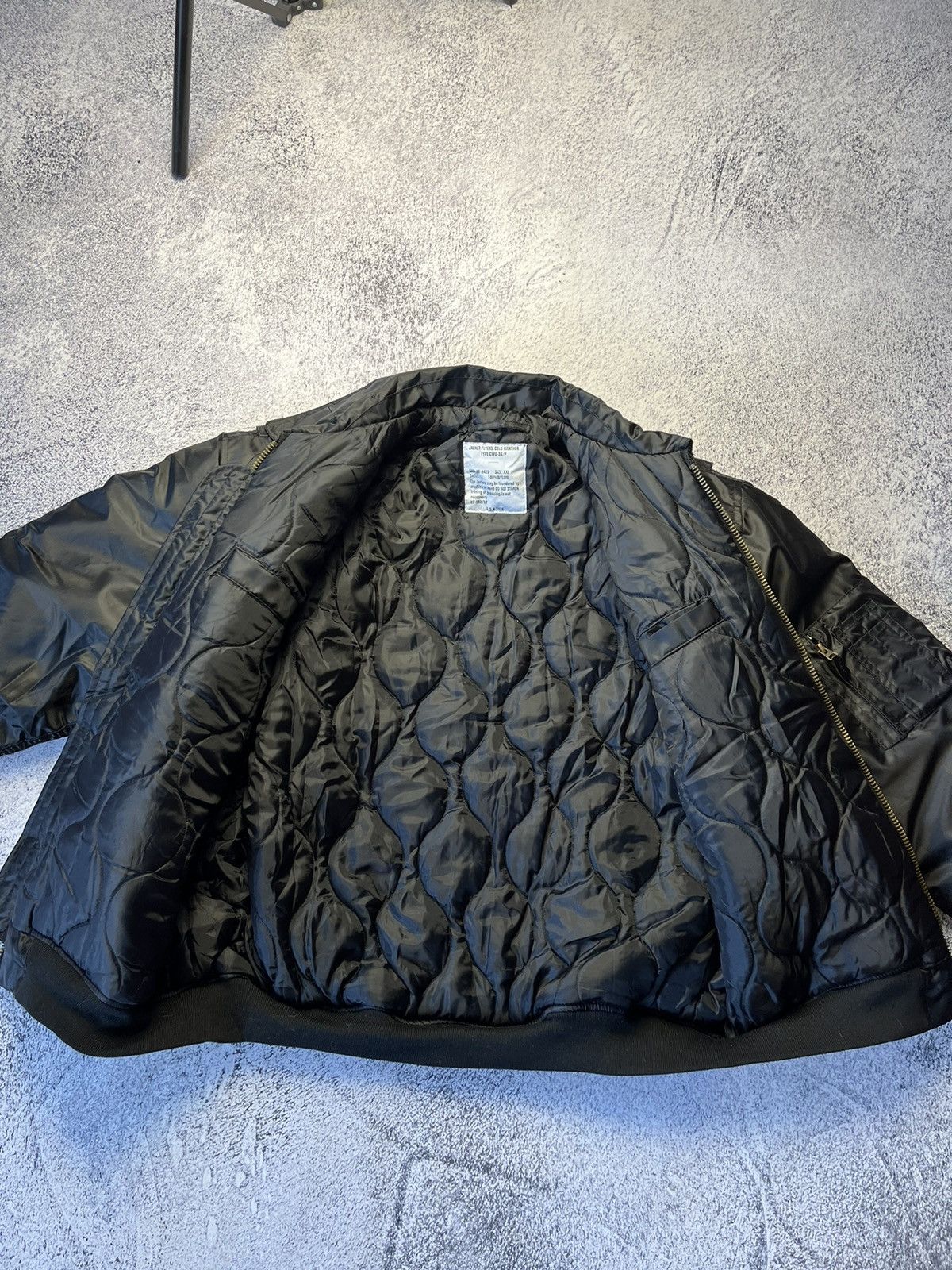 Vintage Vintage black Reversible Bomber Jacket MA1 Size US XXL / EU 58 / 5 - 14 Thumbnail
