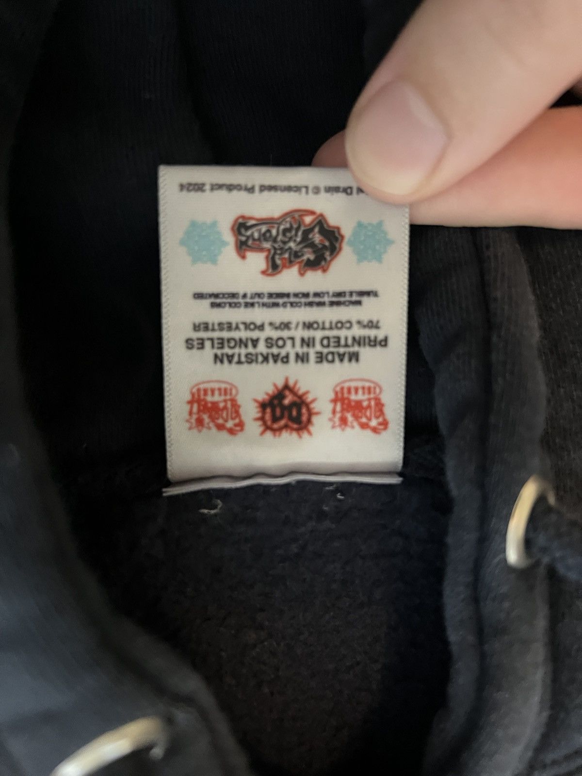 Drain Gang Bladee Cold Visions Hoodie Size US M / EU 48-50 / 2 - 3 Thumbnail