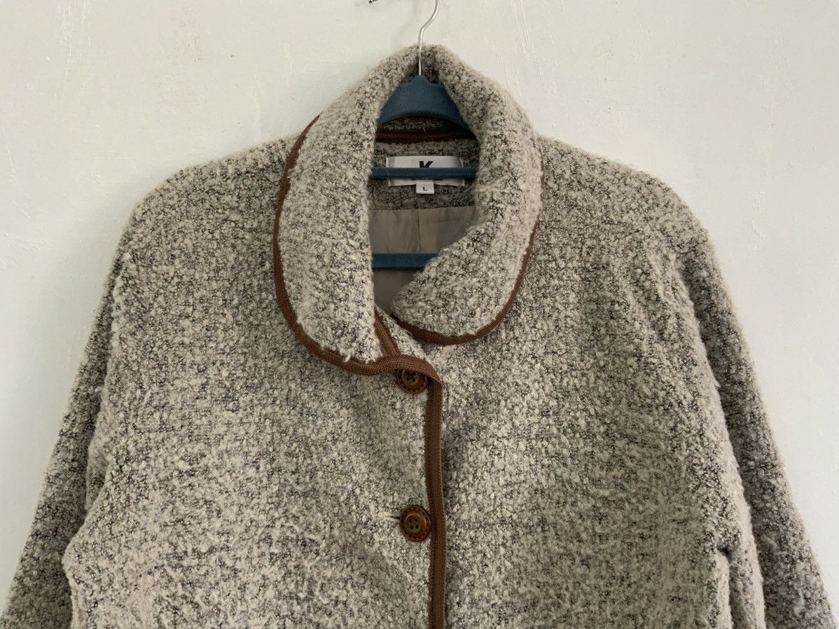 Michiko Koshino Michiko Koshino Mohair Fur Winter Session Light Jacket Size US L / EU 52-54 / 3 - 3 Thumbnail