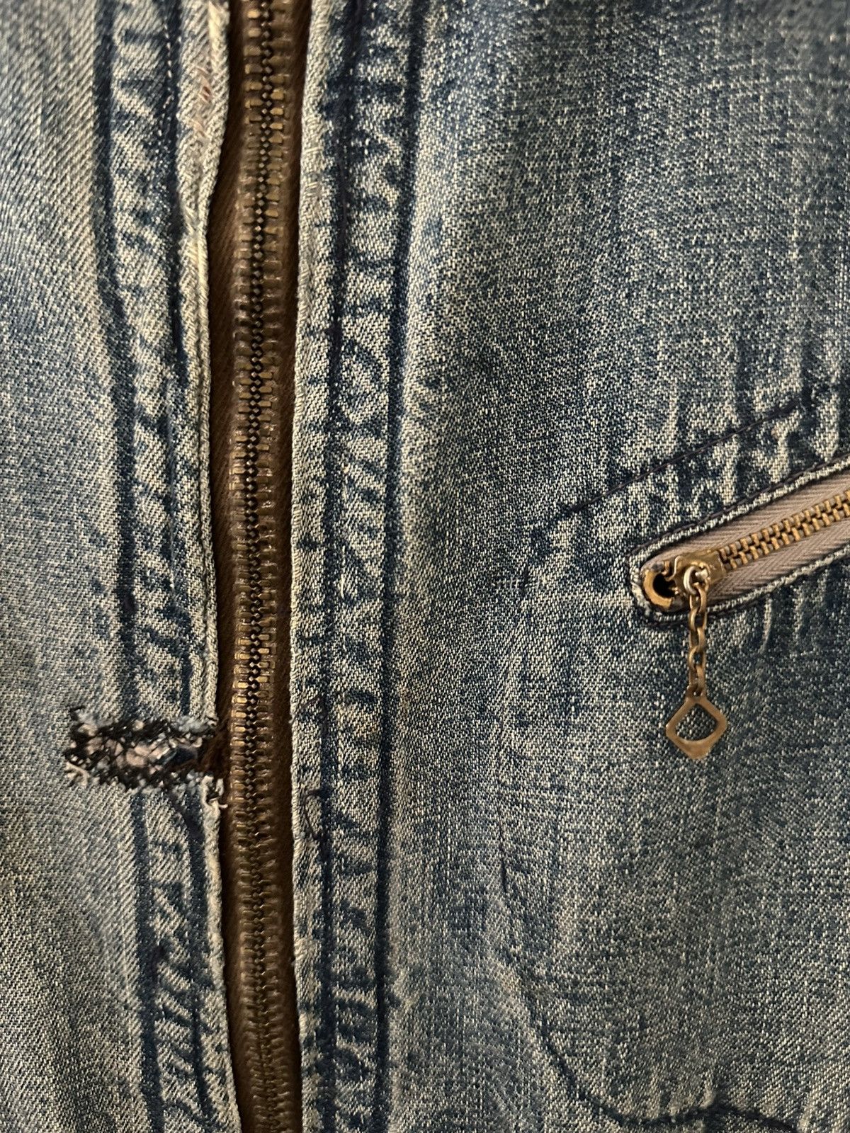 Vintage 1940s Sears Denim Jacket Size US L / EU 52-54 / 3 - 7 Thumbnail