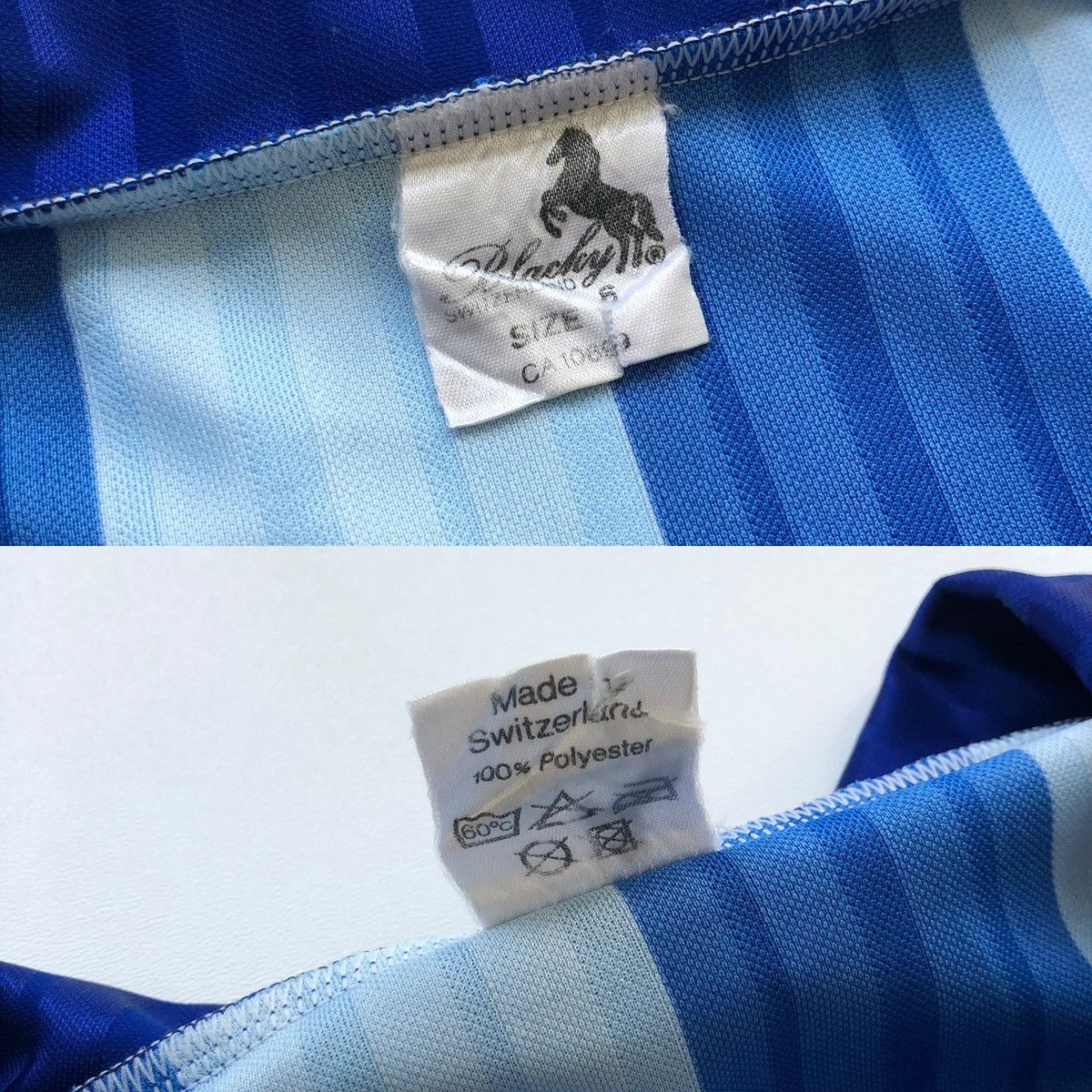 Vintage FC Vetroz Blacky Switzerland 90’s Match Worn Vintage Jersey Size US M / EU 48-50 / 2 - 9 Thumbnail