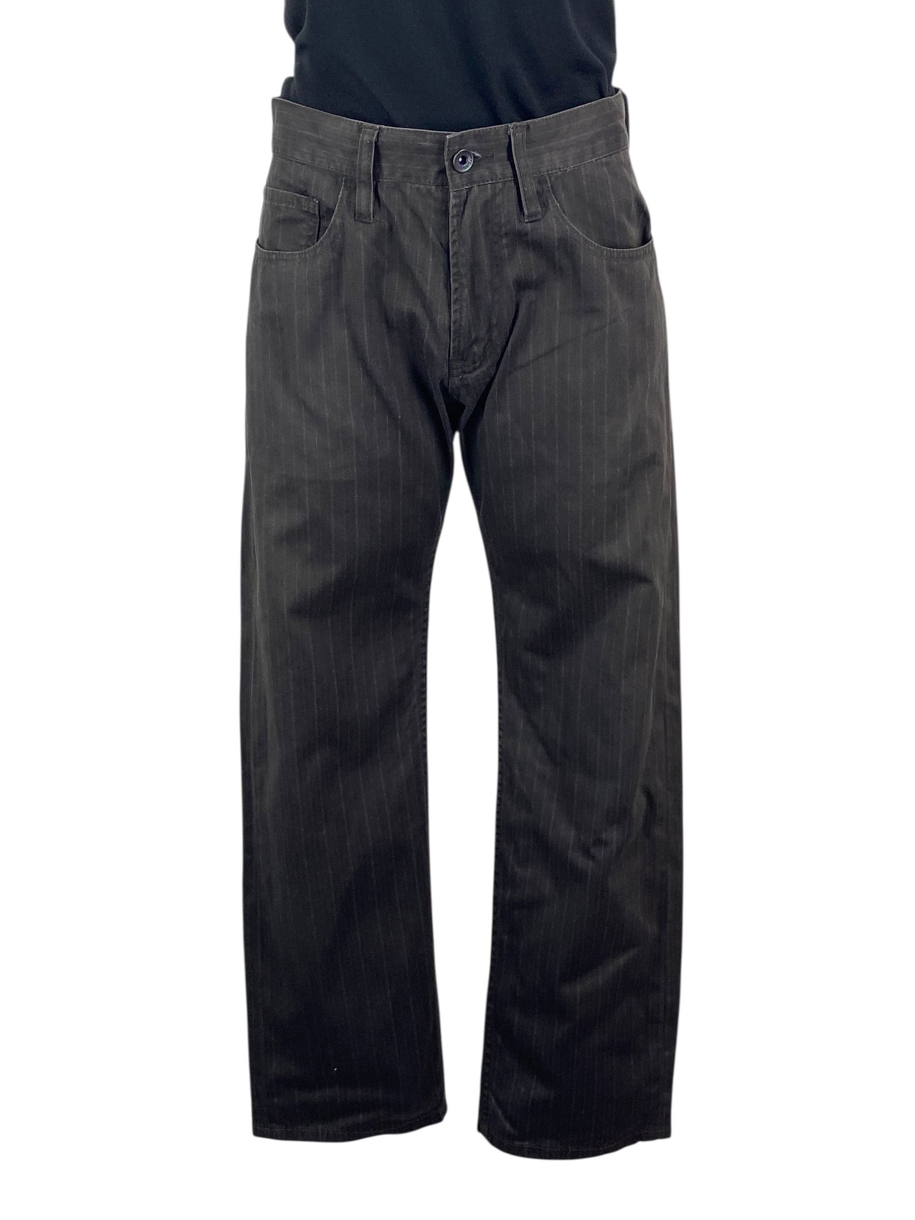 Japanese Brand Japanese Root Three Stripes Hickory Skateboard Jeans Size US 29 - 2 Thumbnail