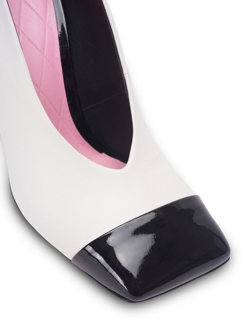 Balmain o1s1wg111225 95mm Eden Pumps in White Size US 7 / IT 37 - 4 Thumbnail