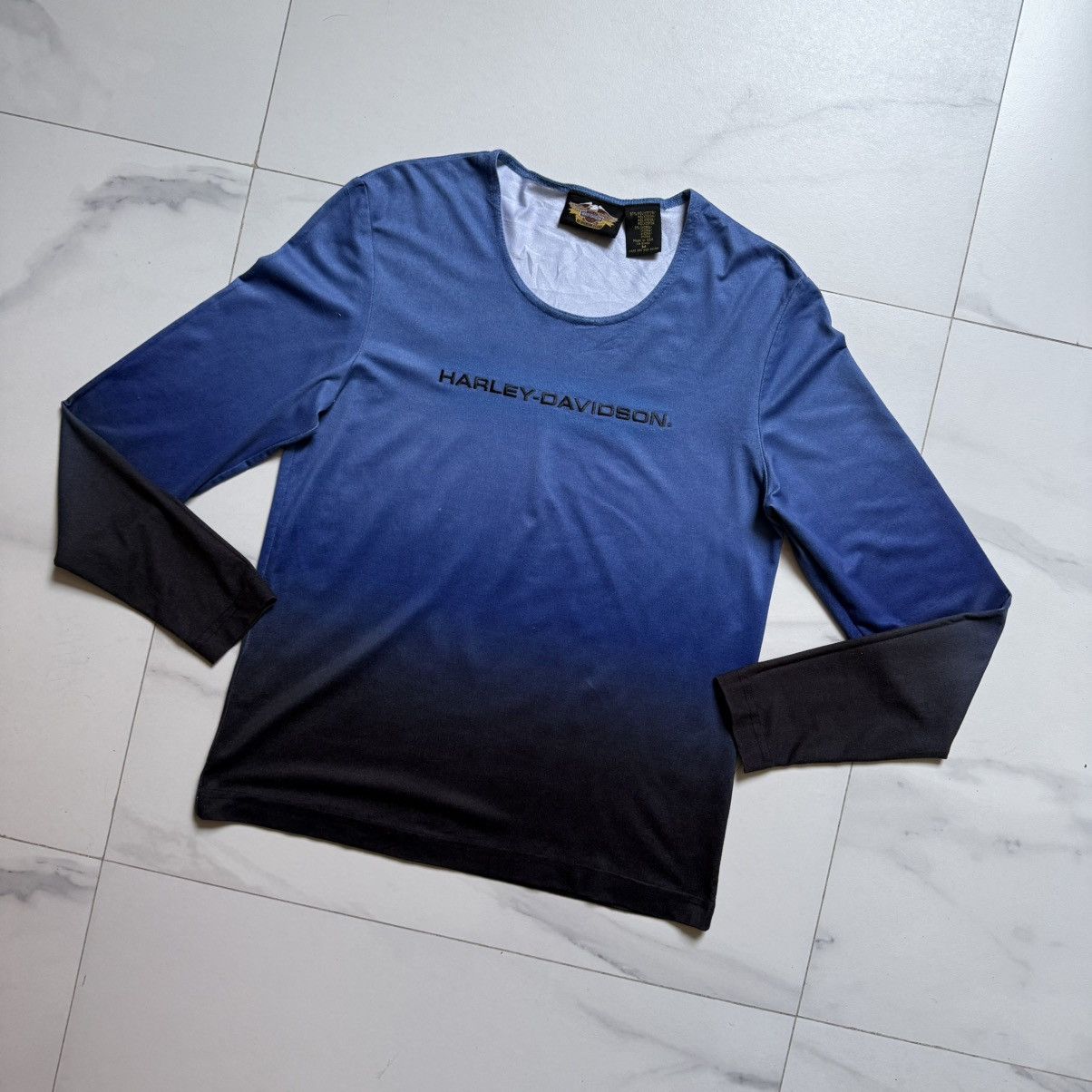 Harley Davidson Harley-Davidson Degraded LS T-Shirt Size M / US 6-8 / IT 42-44 - 3 Thumbnail