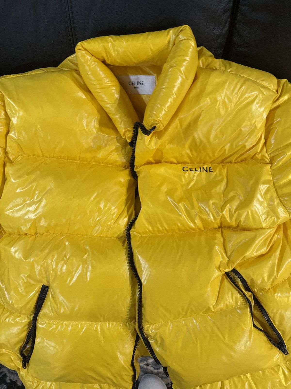 Celine Céline Signature Logo Puffer Coat Size US M / EU 48-50 / 2 - 4 Thumbnail