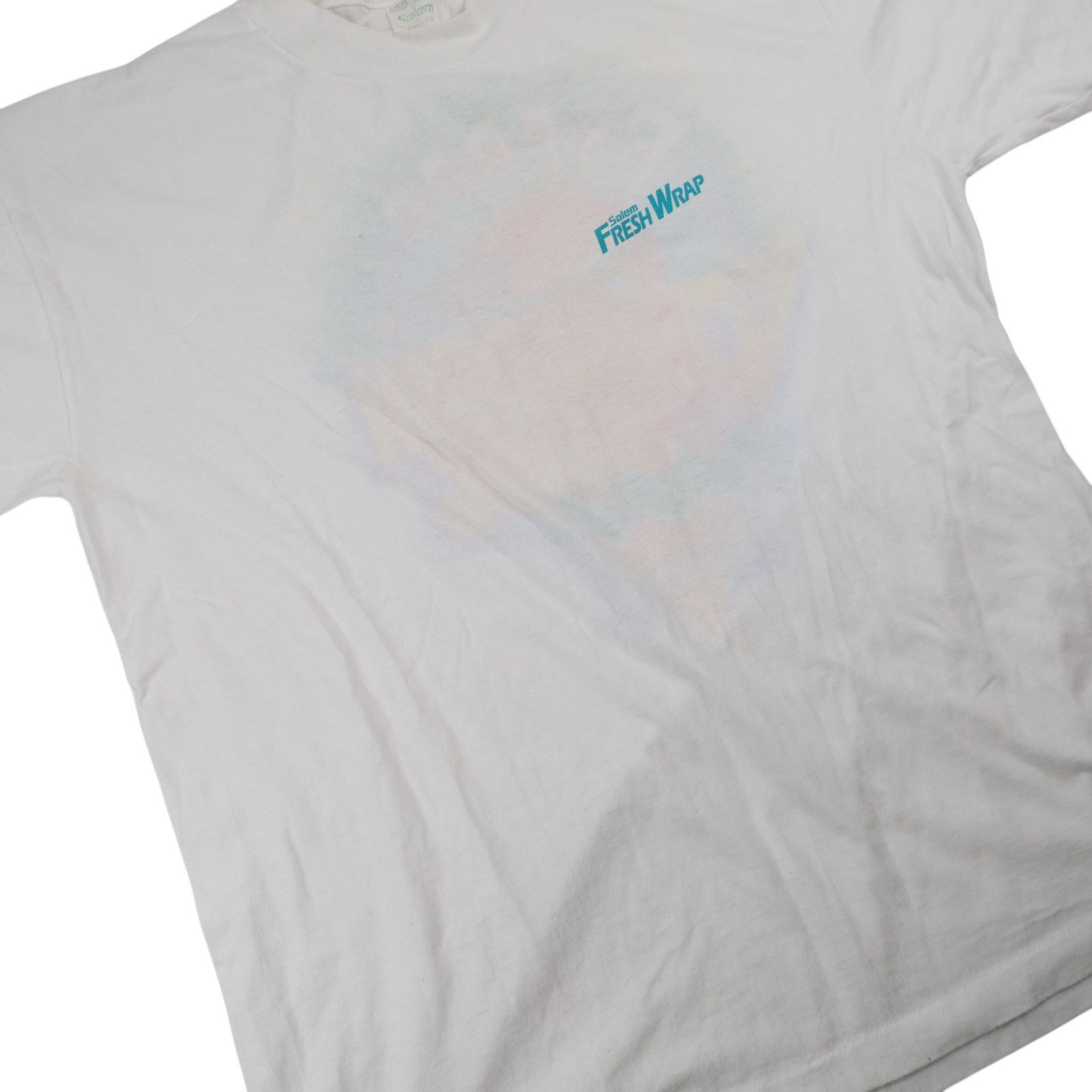 Vintage Vtg 1992 Salem Cigarettes Fresh Wrap Graphic Advertisement T Size US XL / EU 56 / 4 - 4 Thumbnail