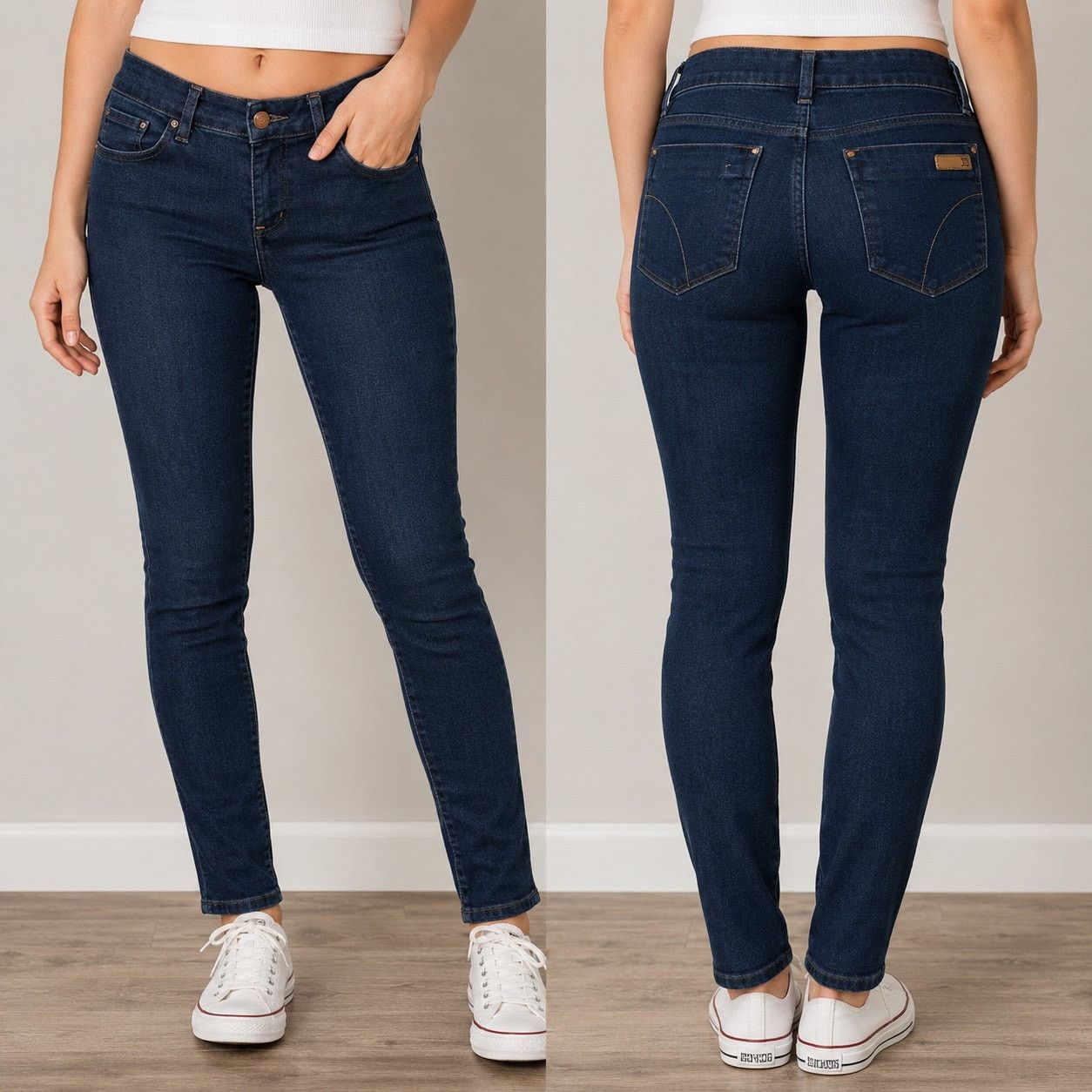 Joe's Joe's Jeans Honey Skinny Dark Wash Jeans W30 Size 30" / US 8 / IT 44 - 1 Thumbnail