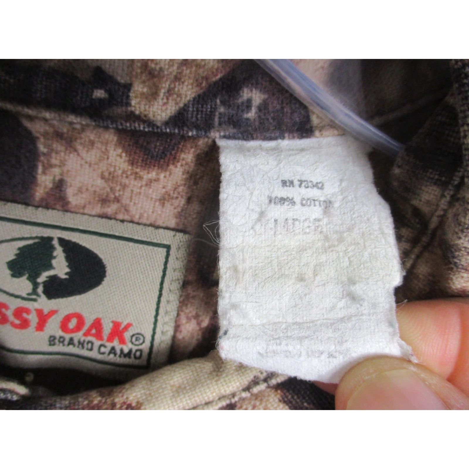 Vintage VINTAGE Mossy Oak Shirt Mens Large Forest Floor Camouflage Button Long Sleeve USA Made Size US L / EU 52-54 / 3 - 6 Thumbnail