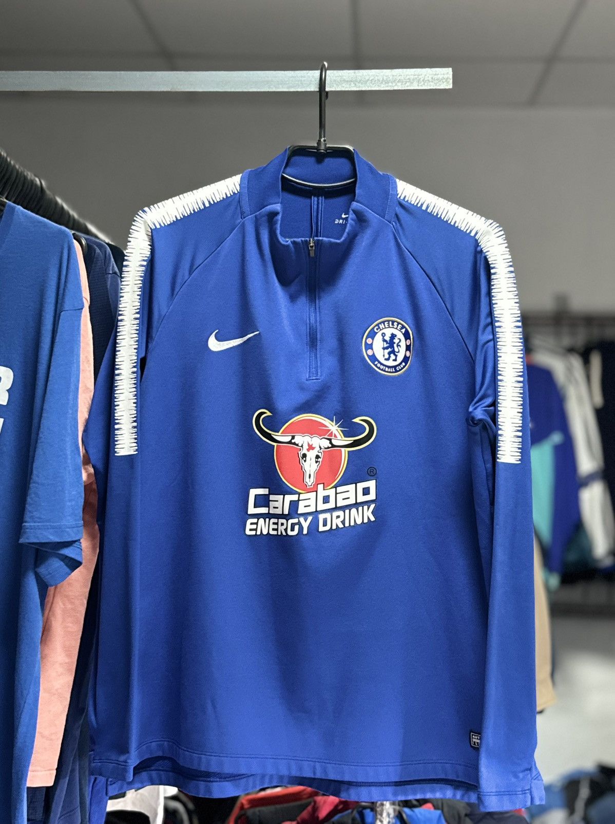 Nike Nike FC Chelsea Soccer Training Sweatshirt Football Size US L / EU 52-54 / 3 - 1 Thumbnail