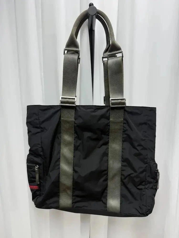 Vintage Prada 00Ss Tote Bag-2505 in Black, Men's